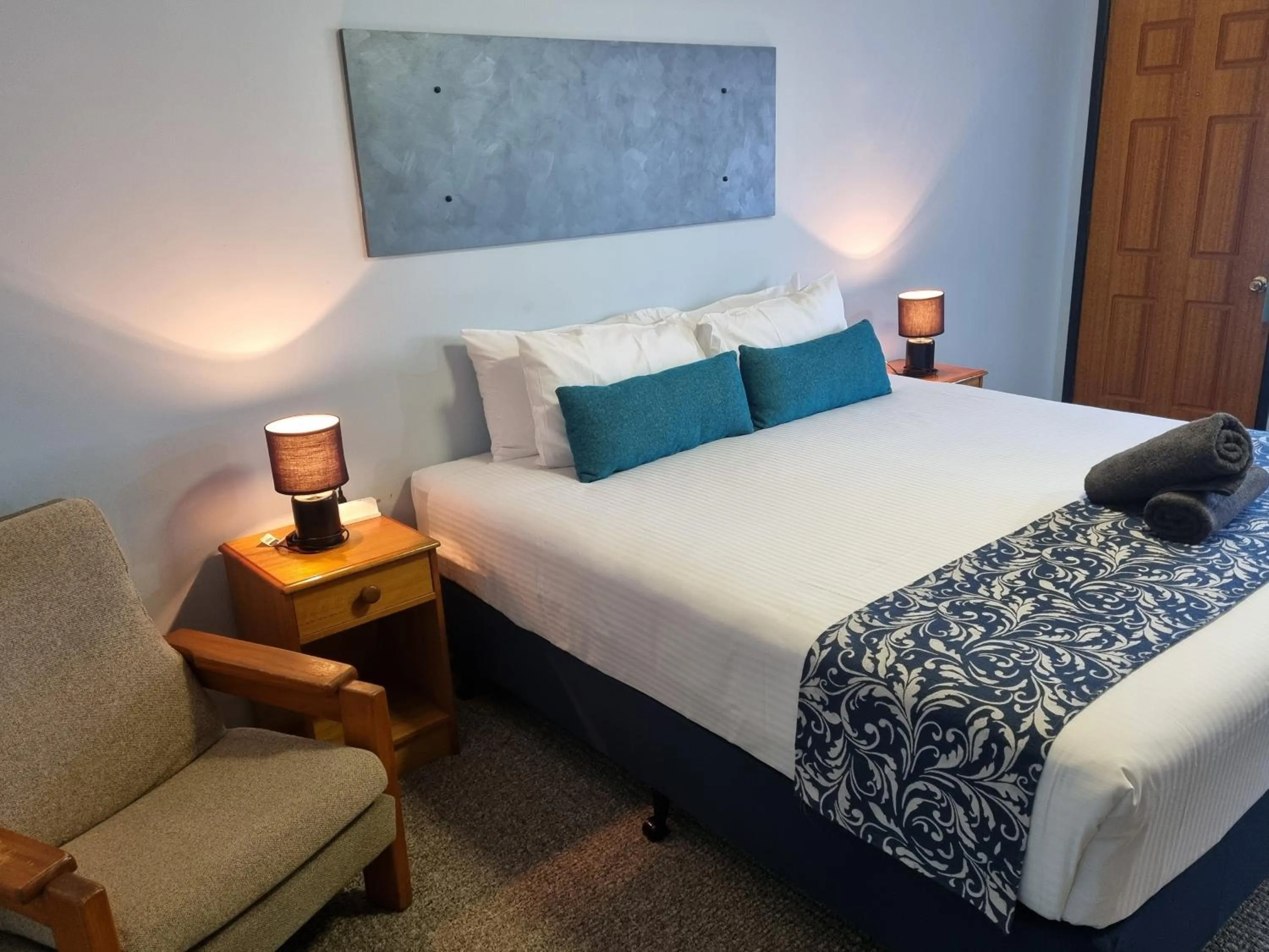 Bed in Koorawatha Homestead Motel