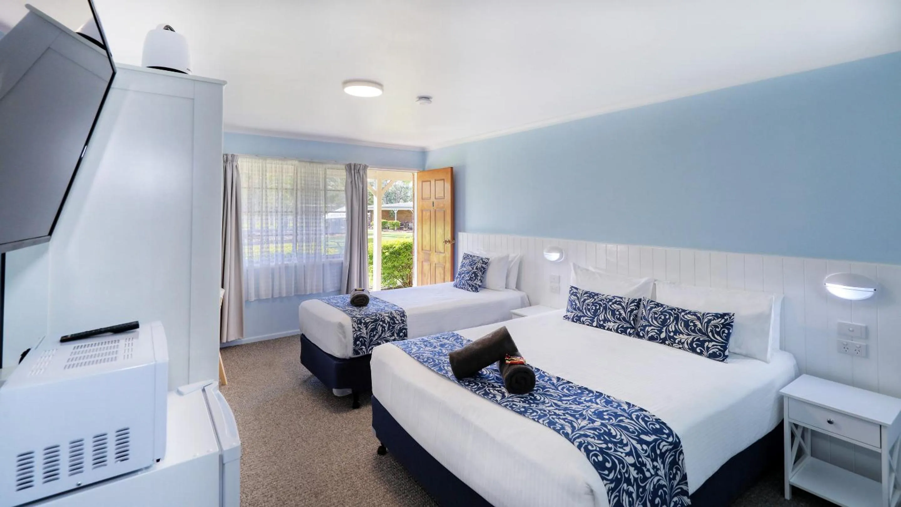 Bed in Koorawatha Homestead Motel