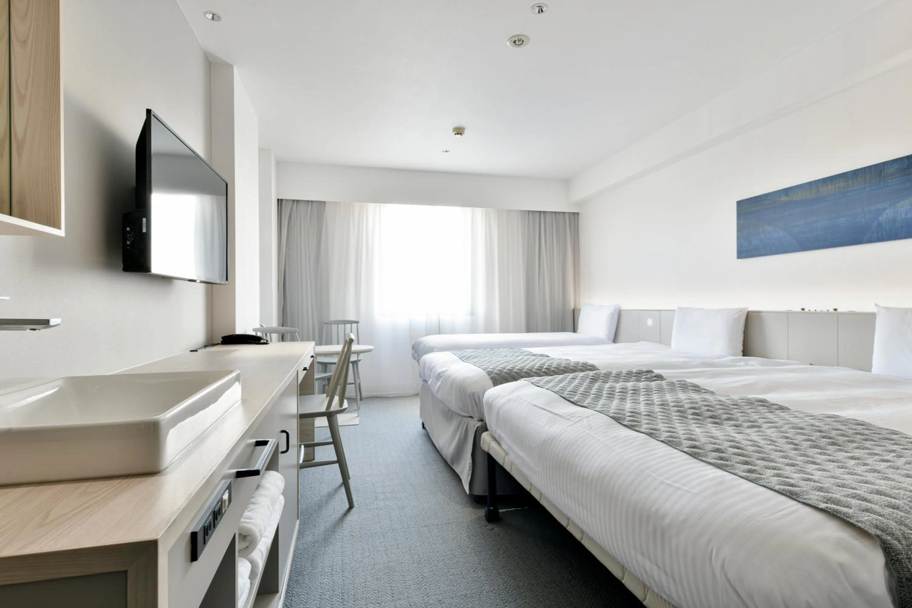 Bed in Vessel Hotel Fukuyama