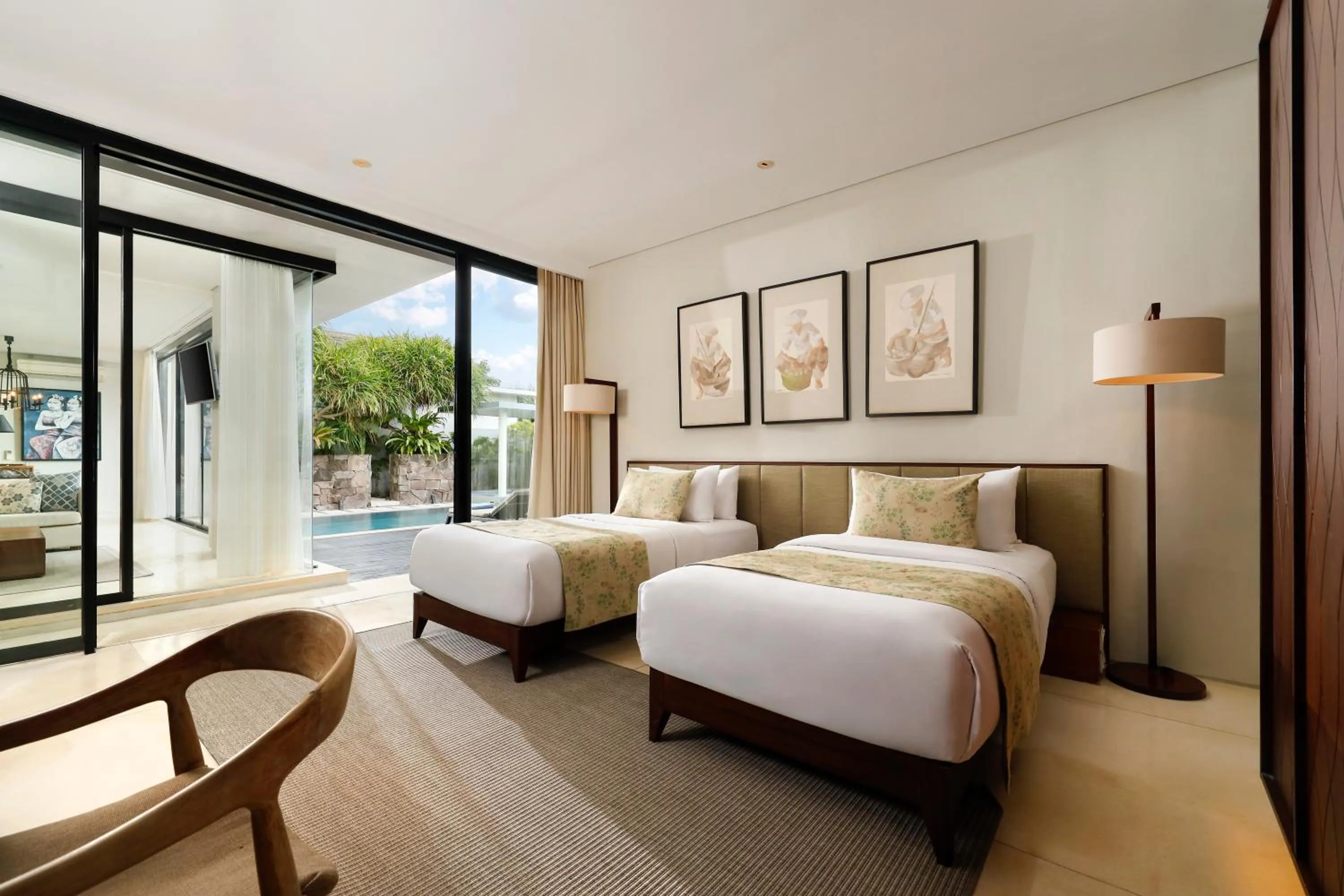 Bed in Vinila Villas by Nakula