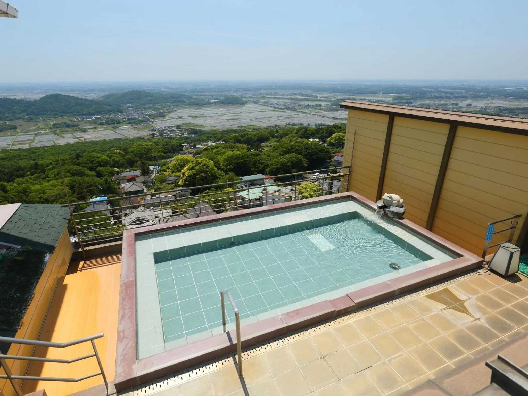 Open Air Bath in Tsukubasan Hotel Aokiya