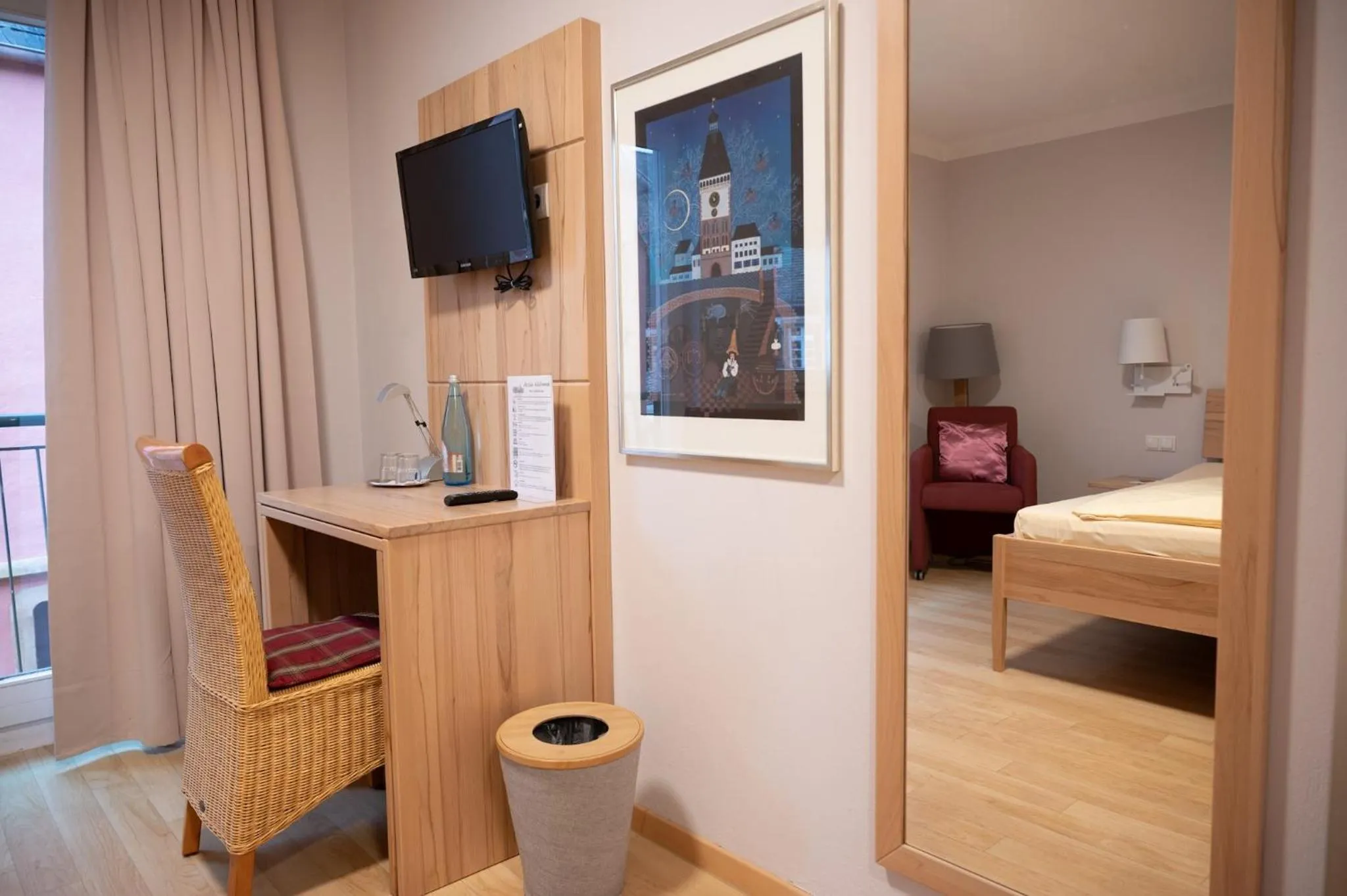 TV and multimedia, Bed in Hotel & Café Ritter von Böhl
