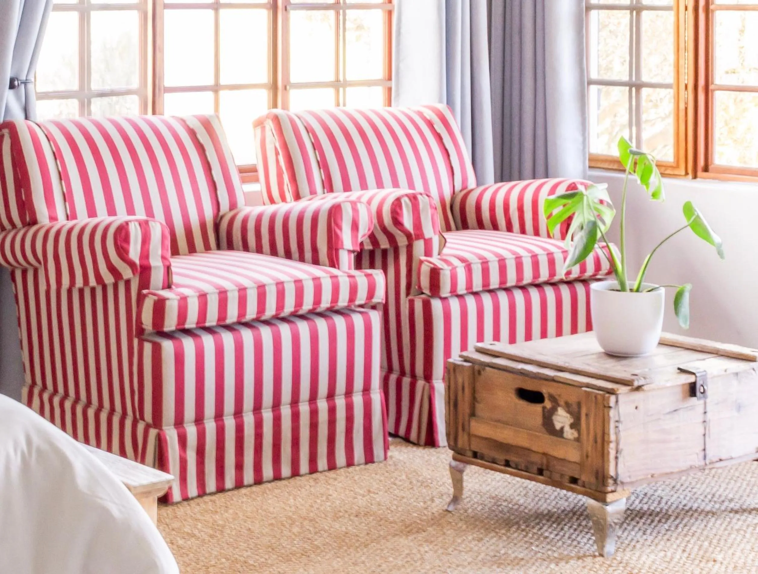 Seating area in River Front Estate