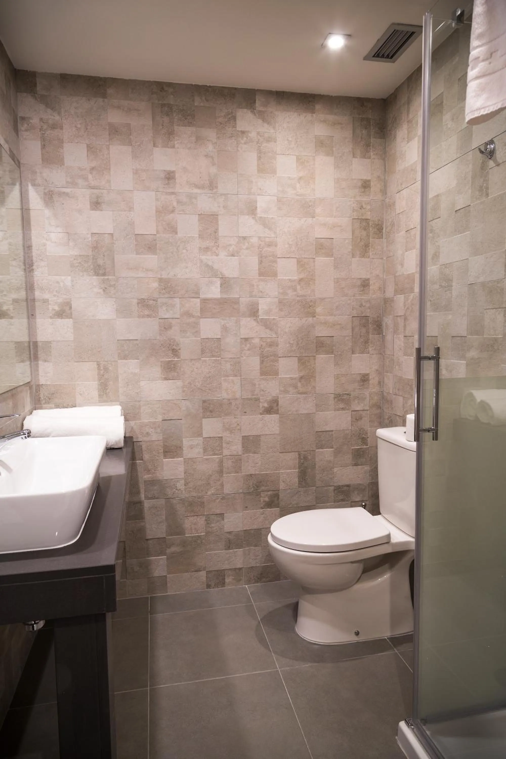 Shower in Hotel la Posada de Roces