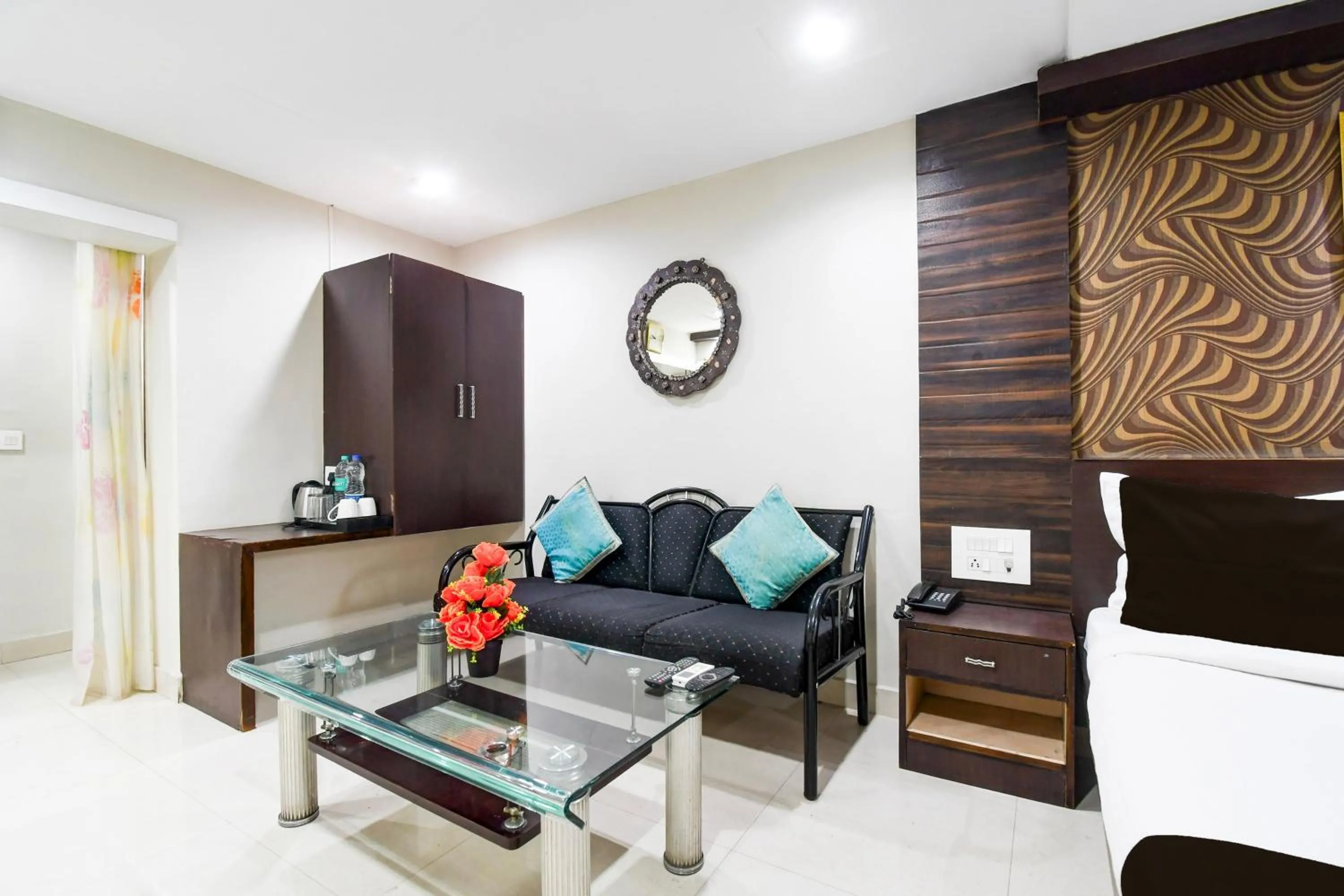 Bedroom in Hotel O Raipur Railway Station Formerly Hotel Okasu