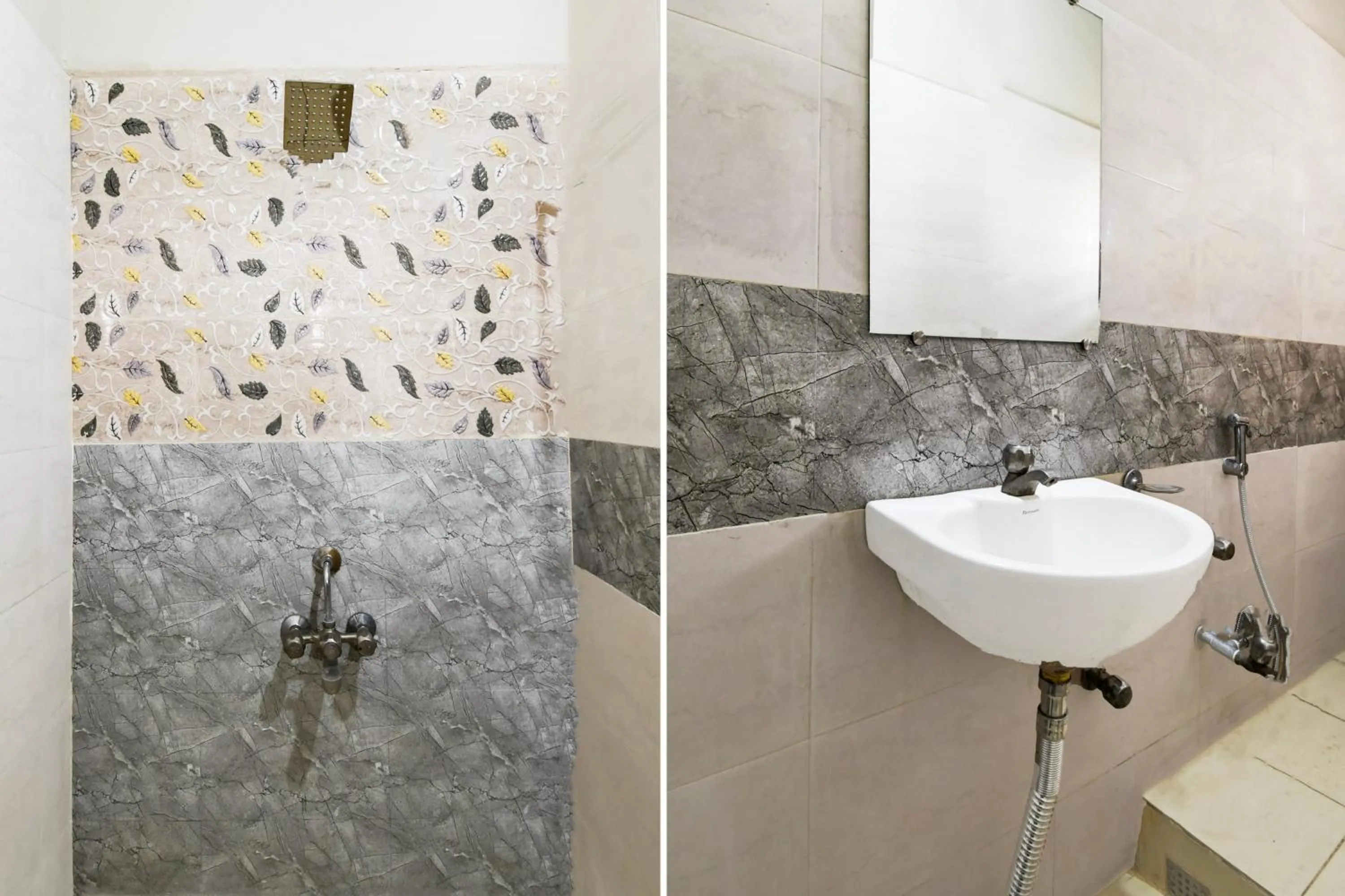 Bathroom in Hotel O Raipur Railway Station Formerly Hotel Okasu