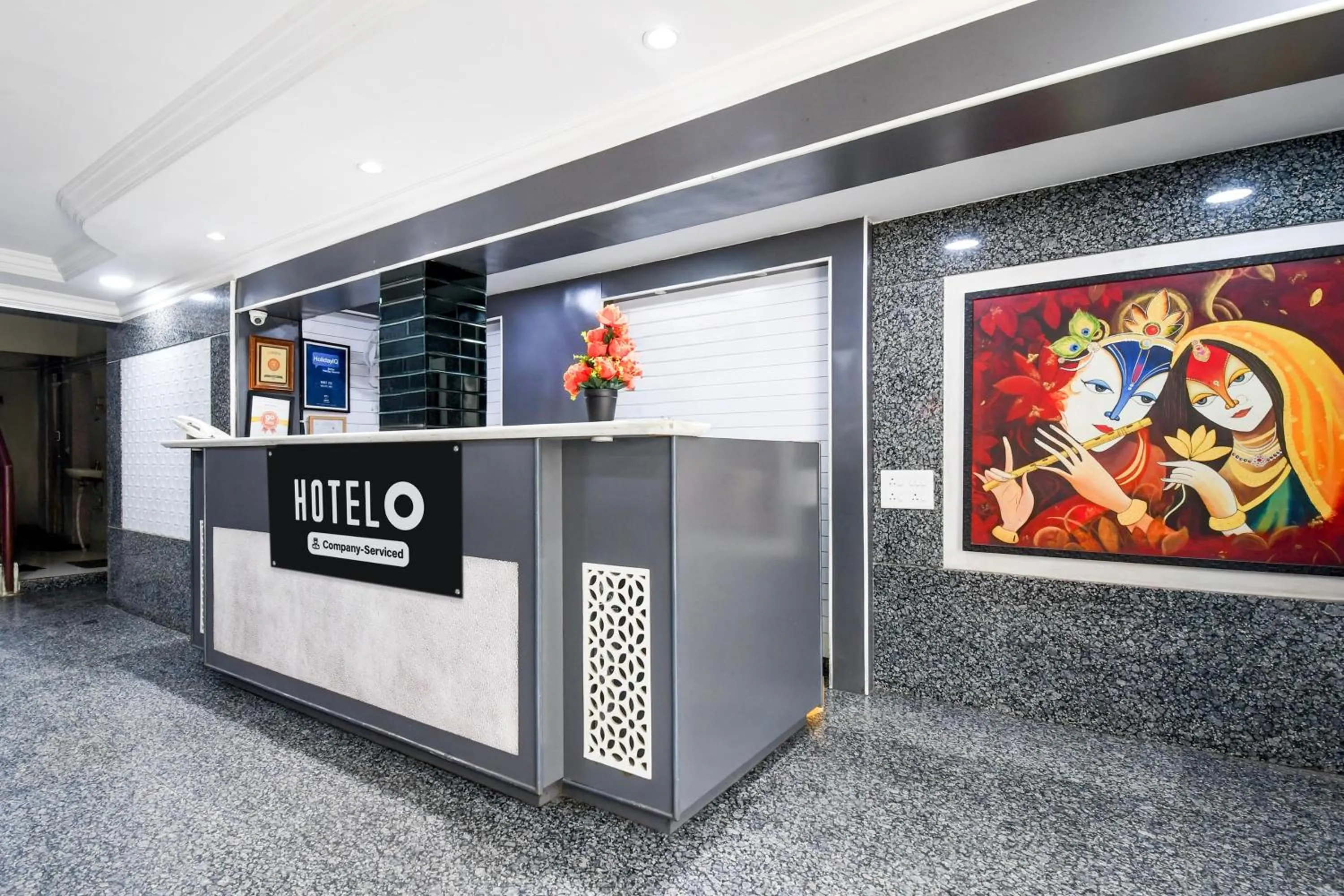 Lobby or reception in Hotel O Raipur Railway Station Formerly Hotel Okasu