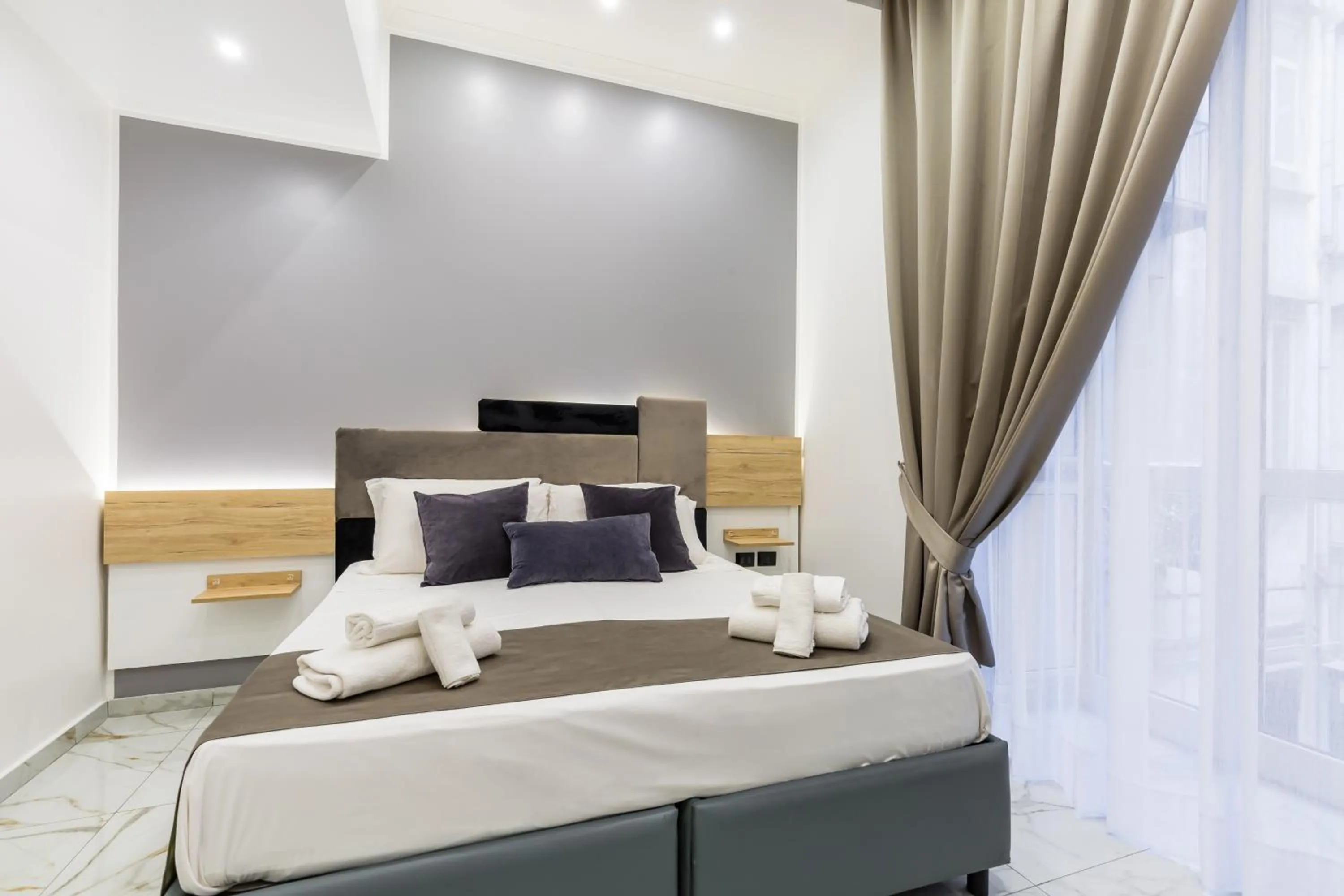 Bed in Hotel Sant'Angelo Palace