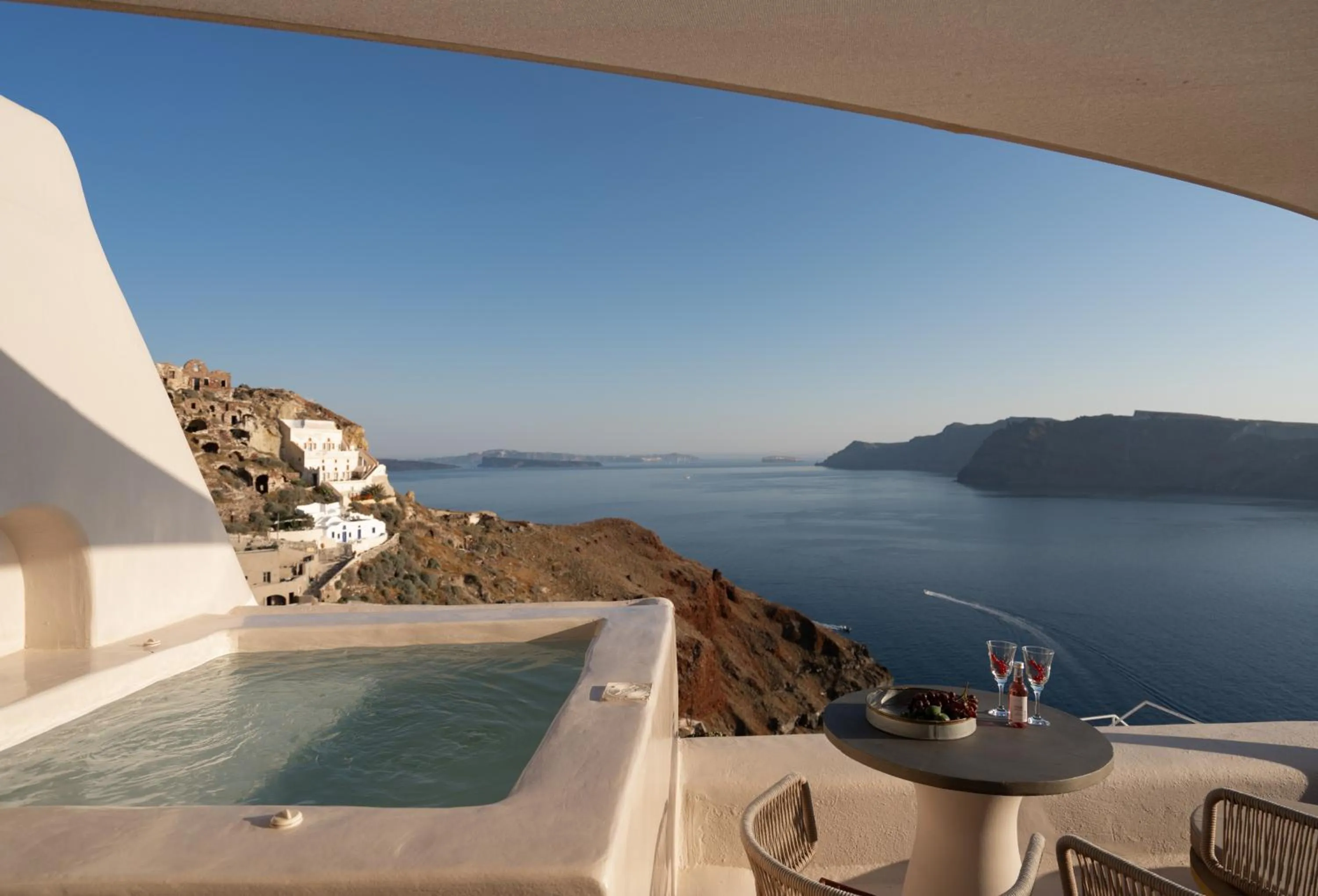 Hot Tub in The Architect's Cave House