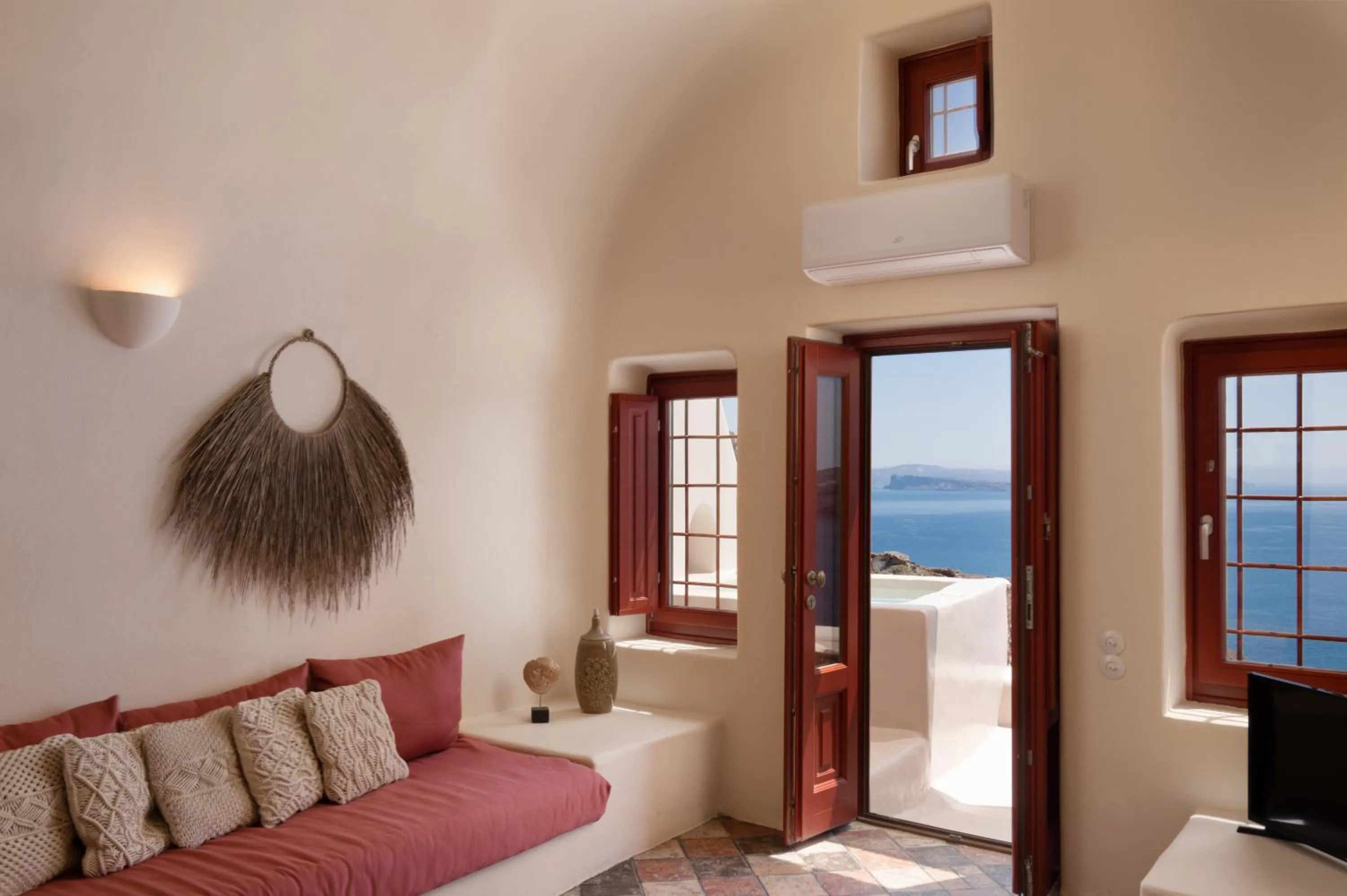 Bedroom in The Architect's Cave House