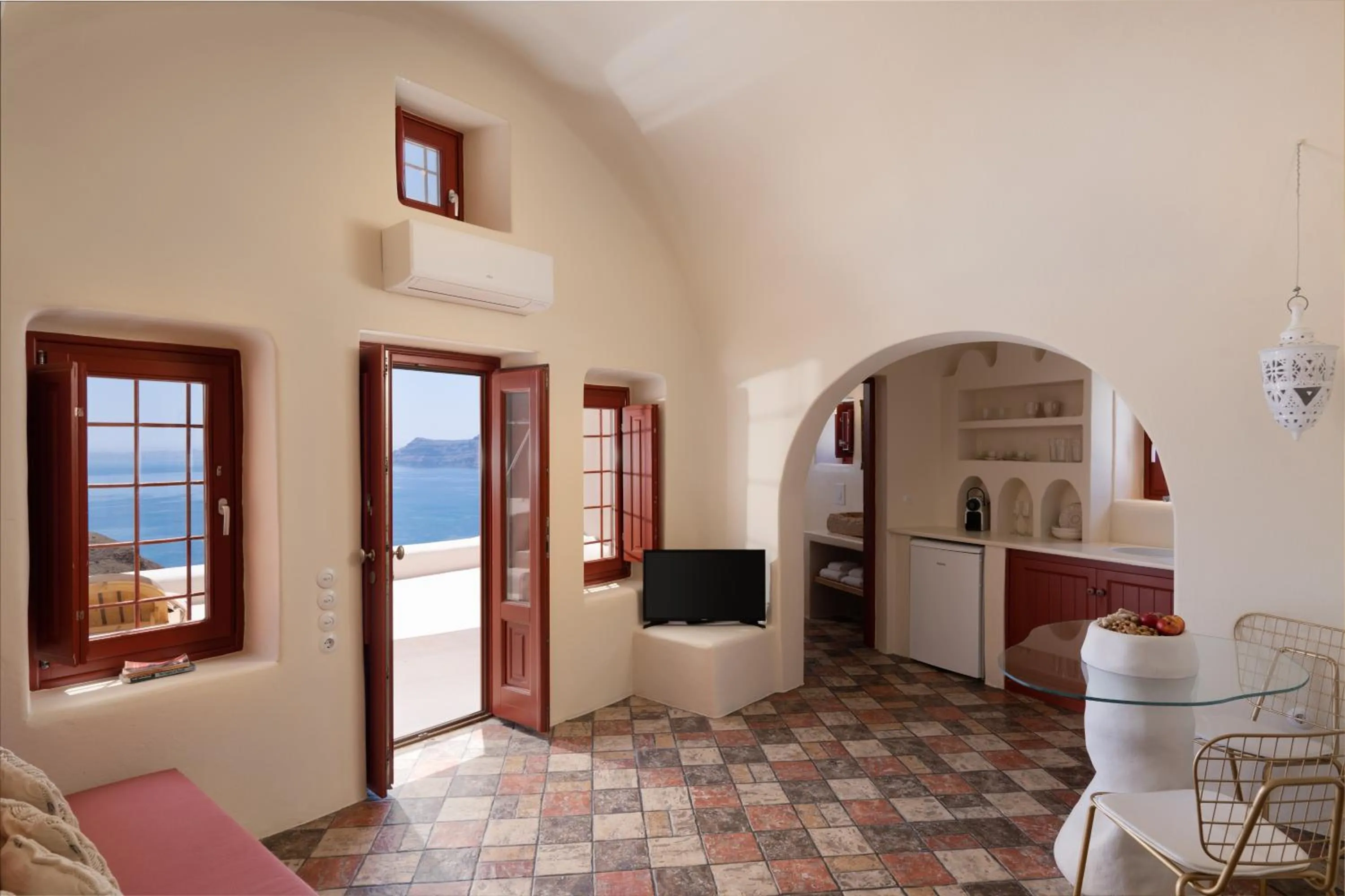 Living room in The Architect's Cave House