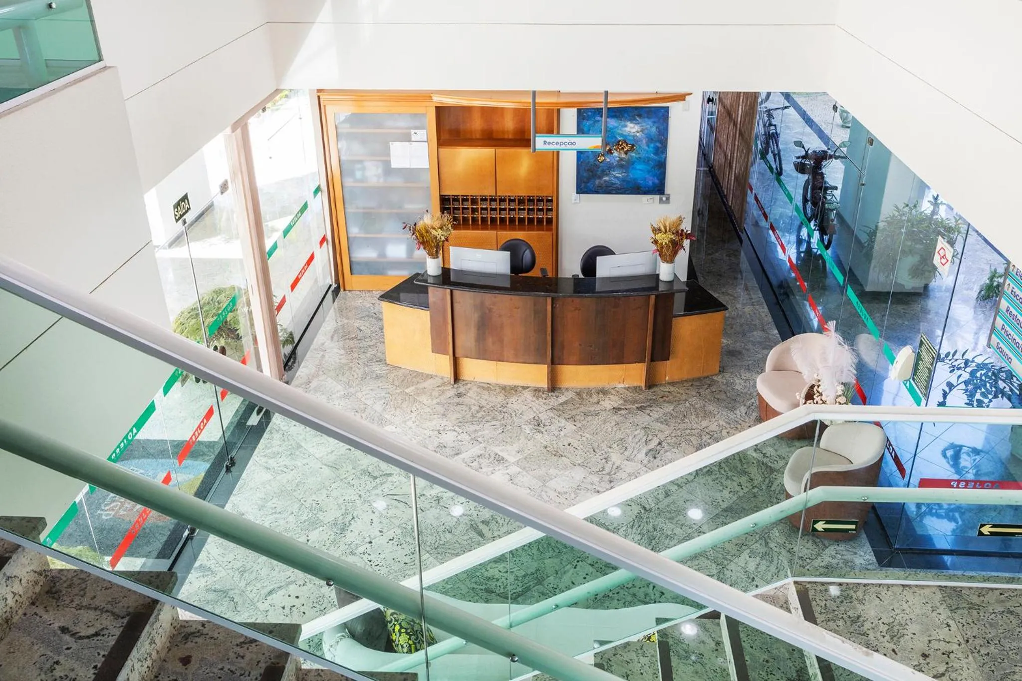 Lobby or reception in Hotel Aojesp