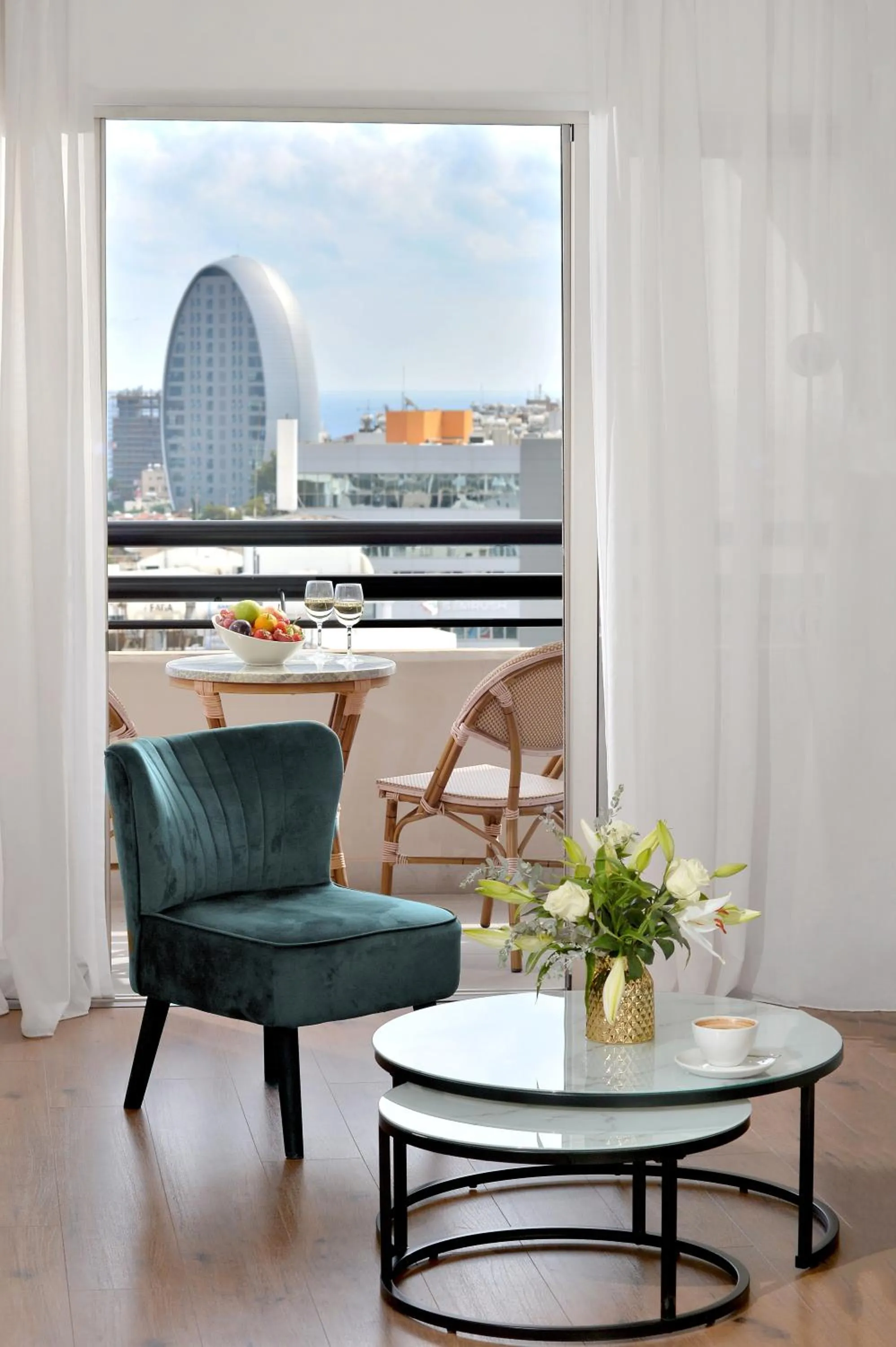 View (from property/room) in Ajax Hotel