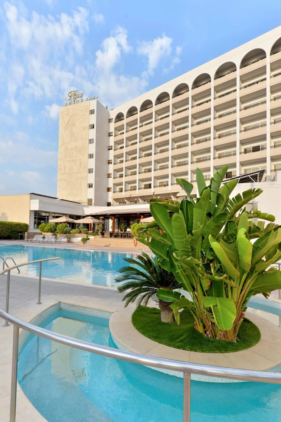 Swimming pool in Ajax Hotel