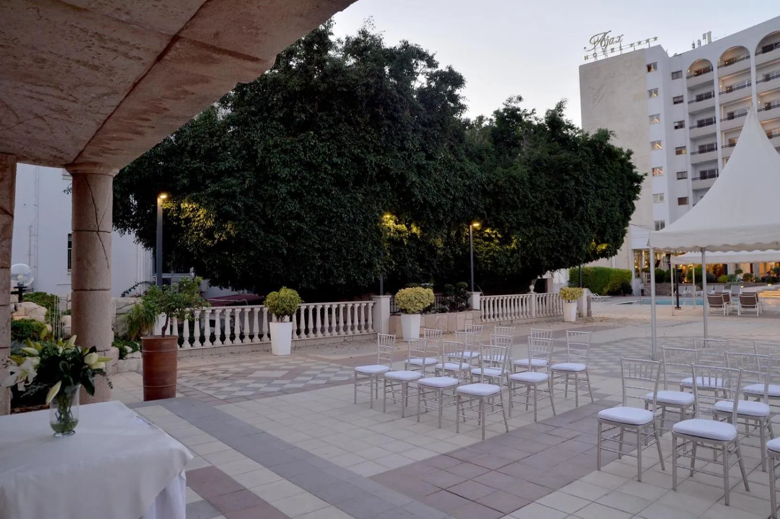 Property building in Ajax Hotel