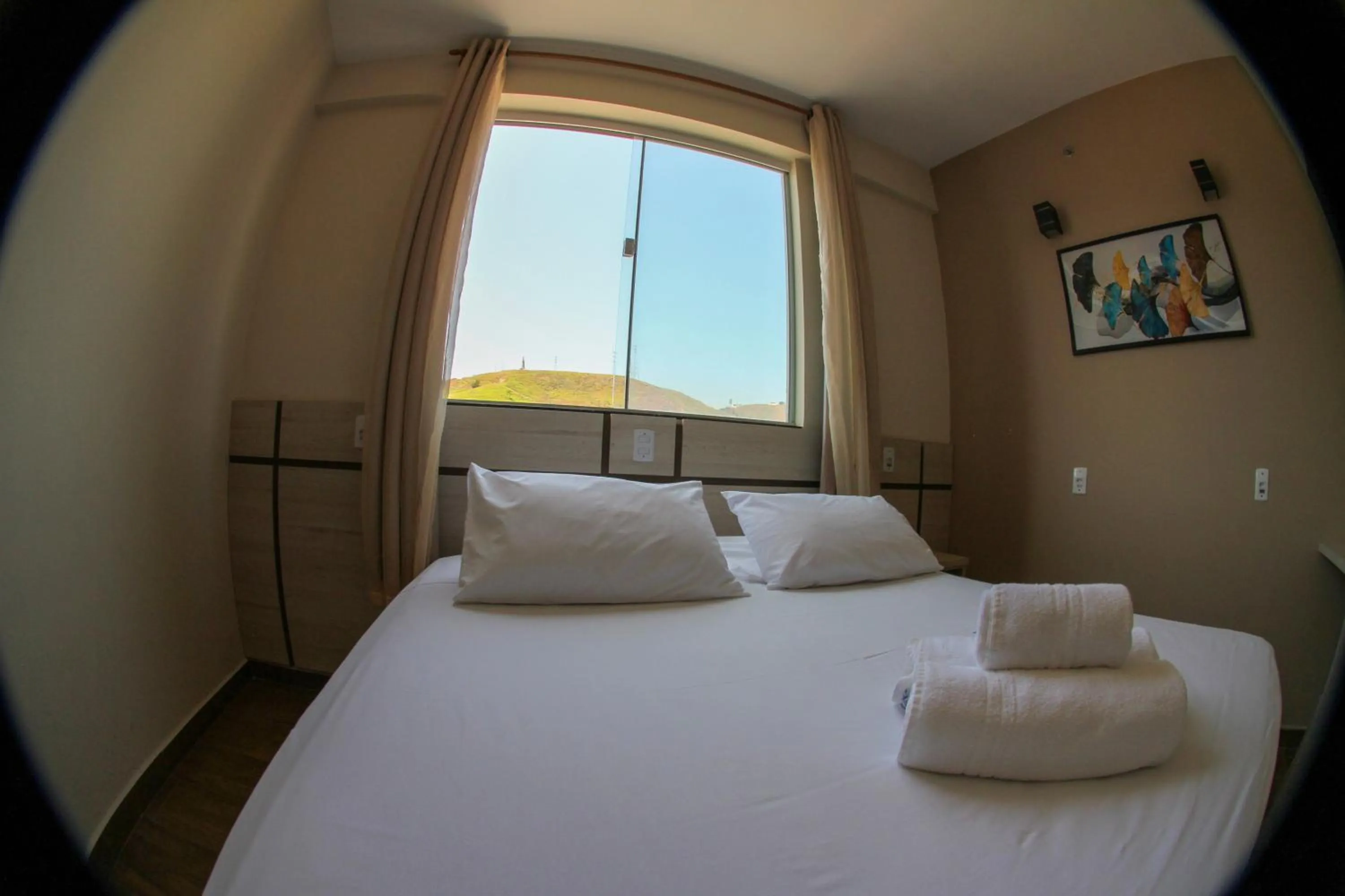 Bed in Hotel Maria da Fé