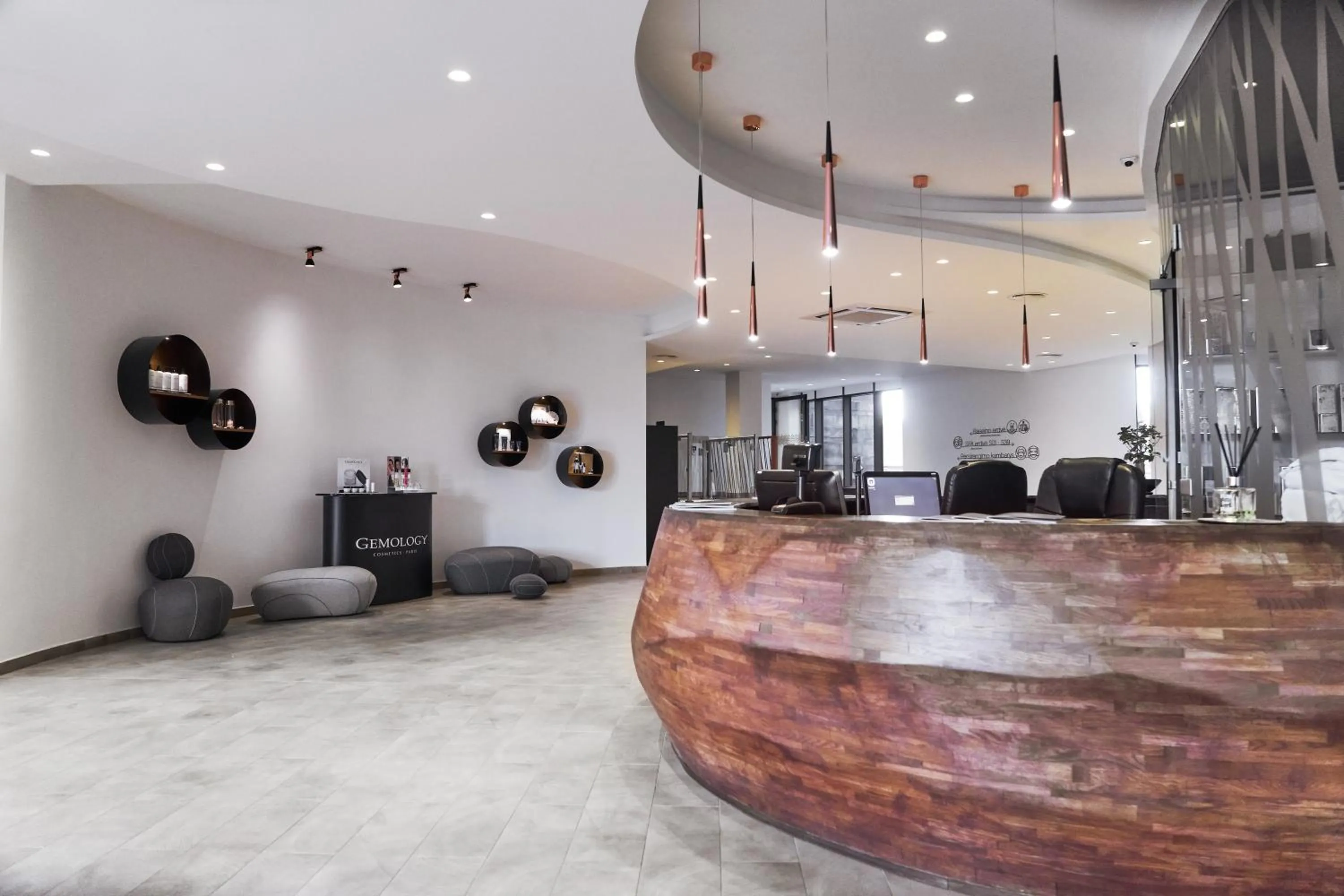 Lobby or reception in Vytautas Mineral SPA