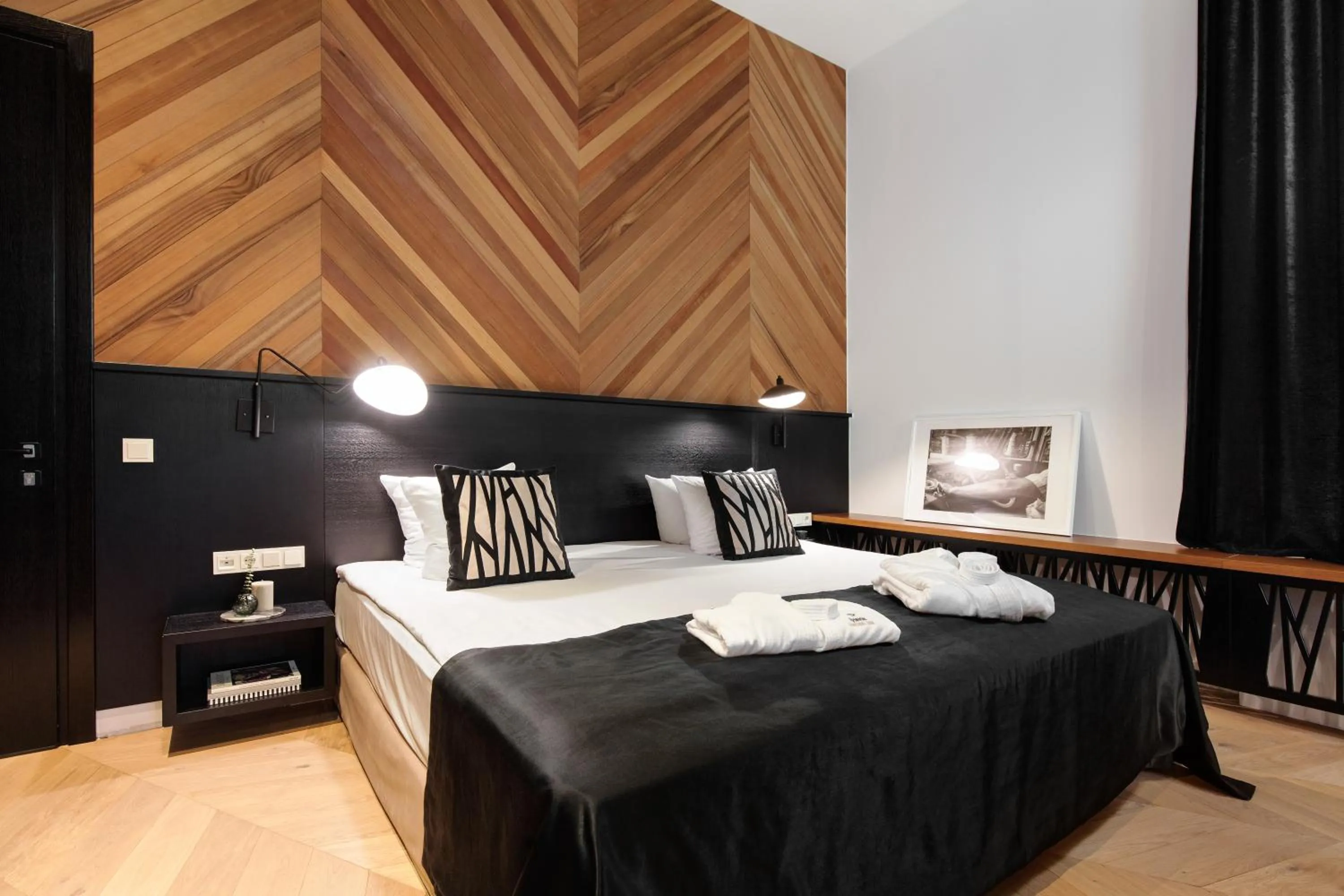 Bed in Vytautas Mineral SPA