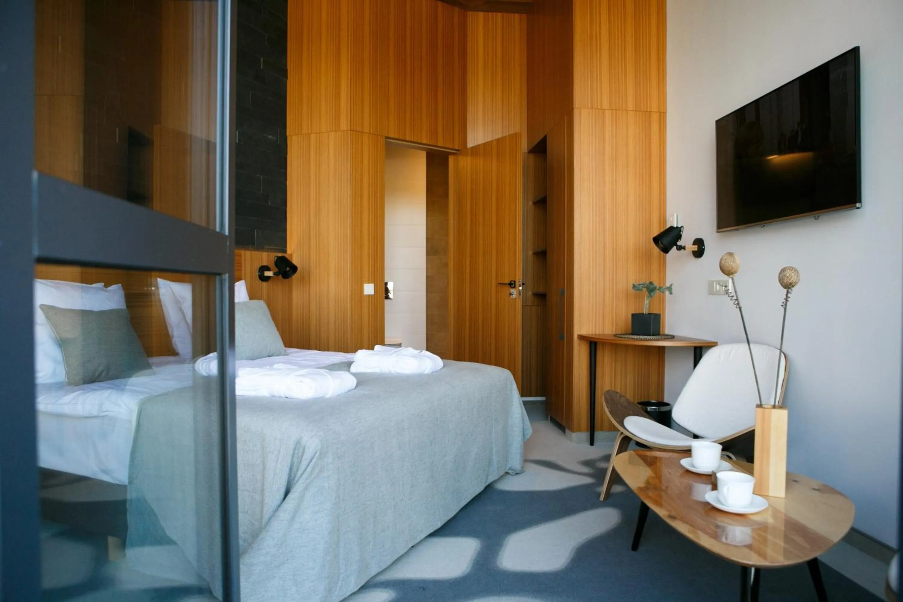 Bedroom, Bed in Vytautas Mineral SPA