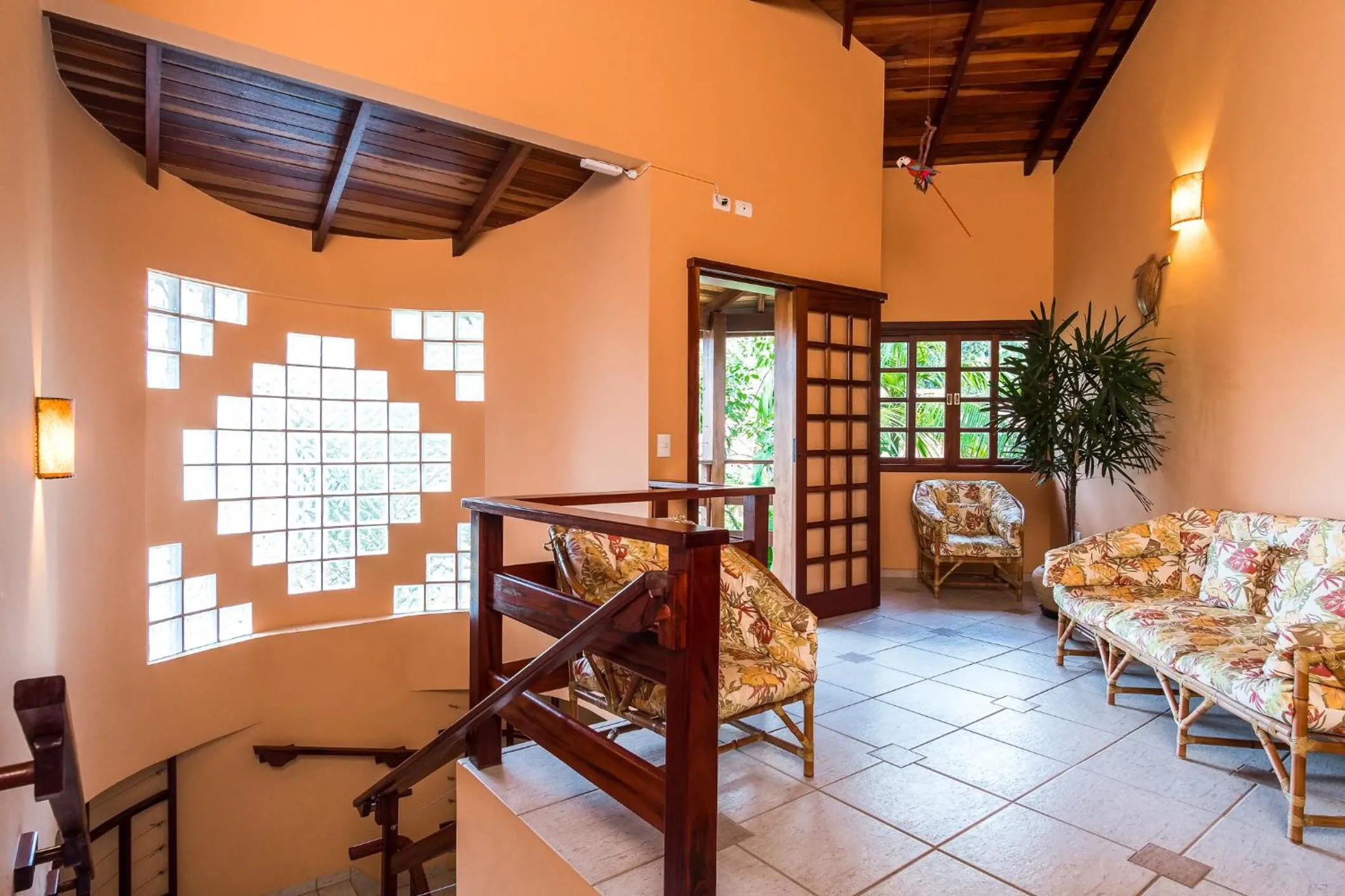 Living room in Pousada Recanto Montecarlo