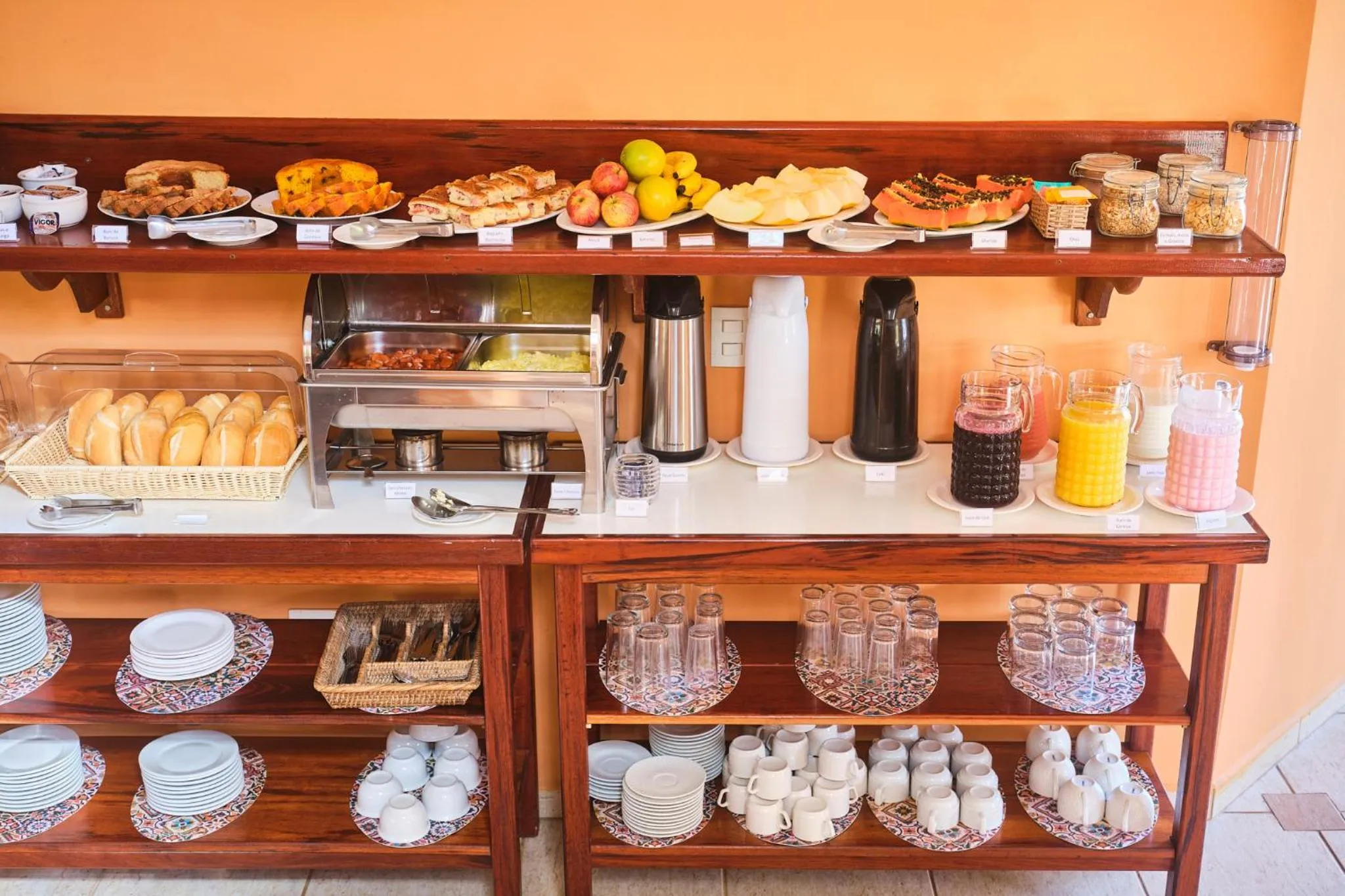 Breakfast in Pousada Recanto Montecarlo