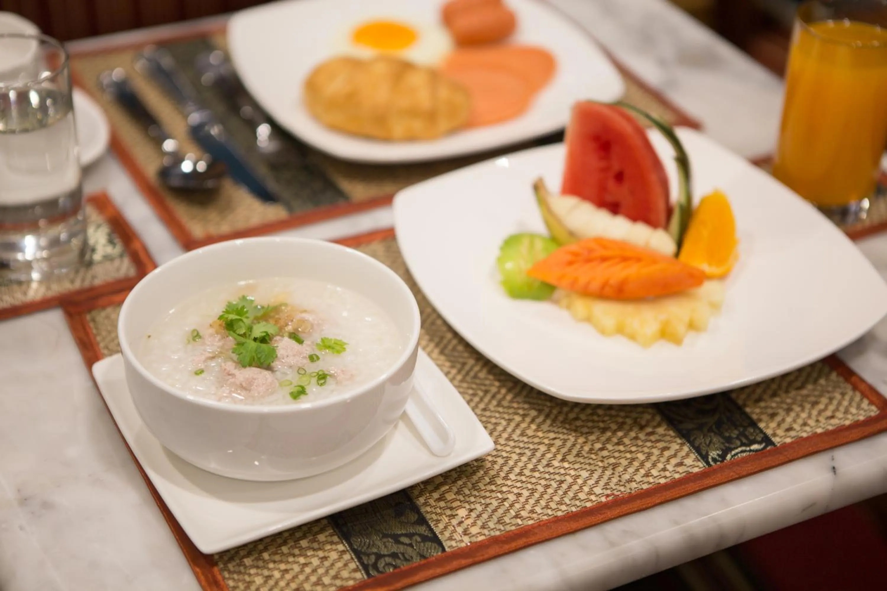 Asian breakfast in Nine Design Place