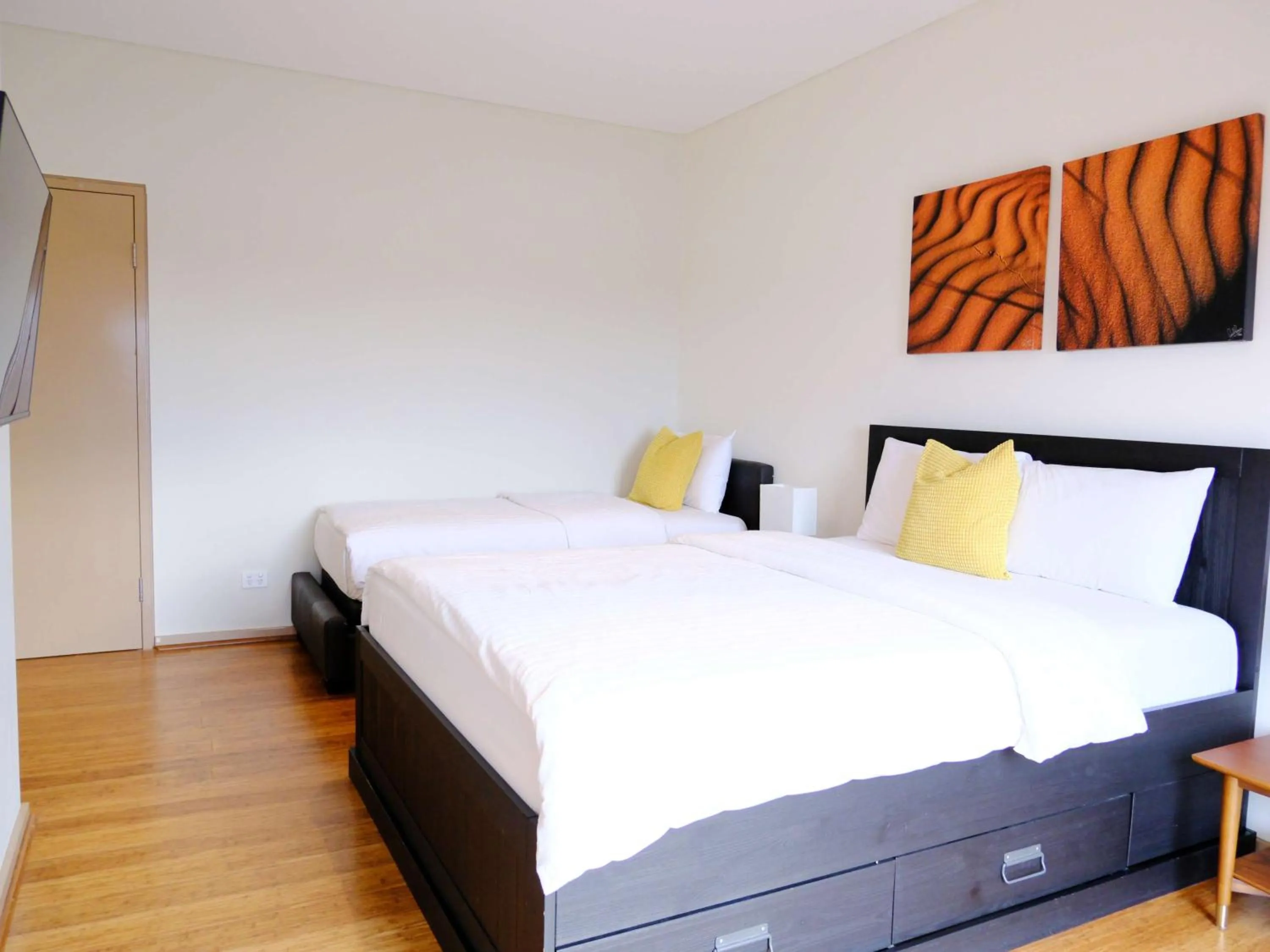 Bedroom, Bed in Gallery Serviced Apartments