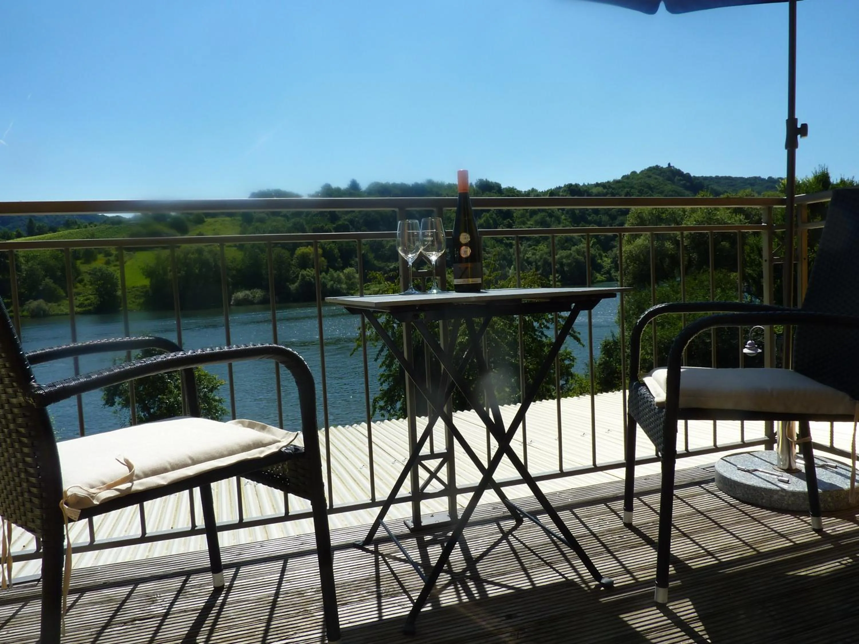 River view in Der Weinladen