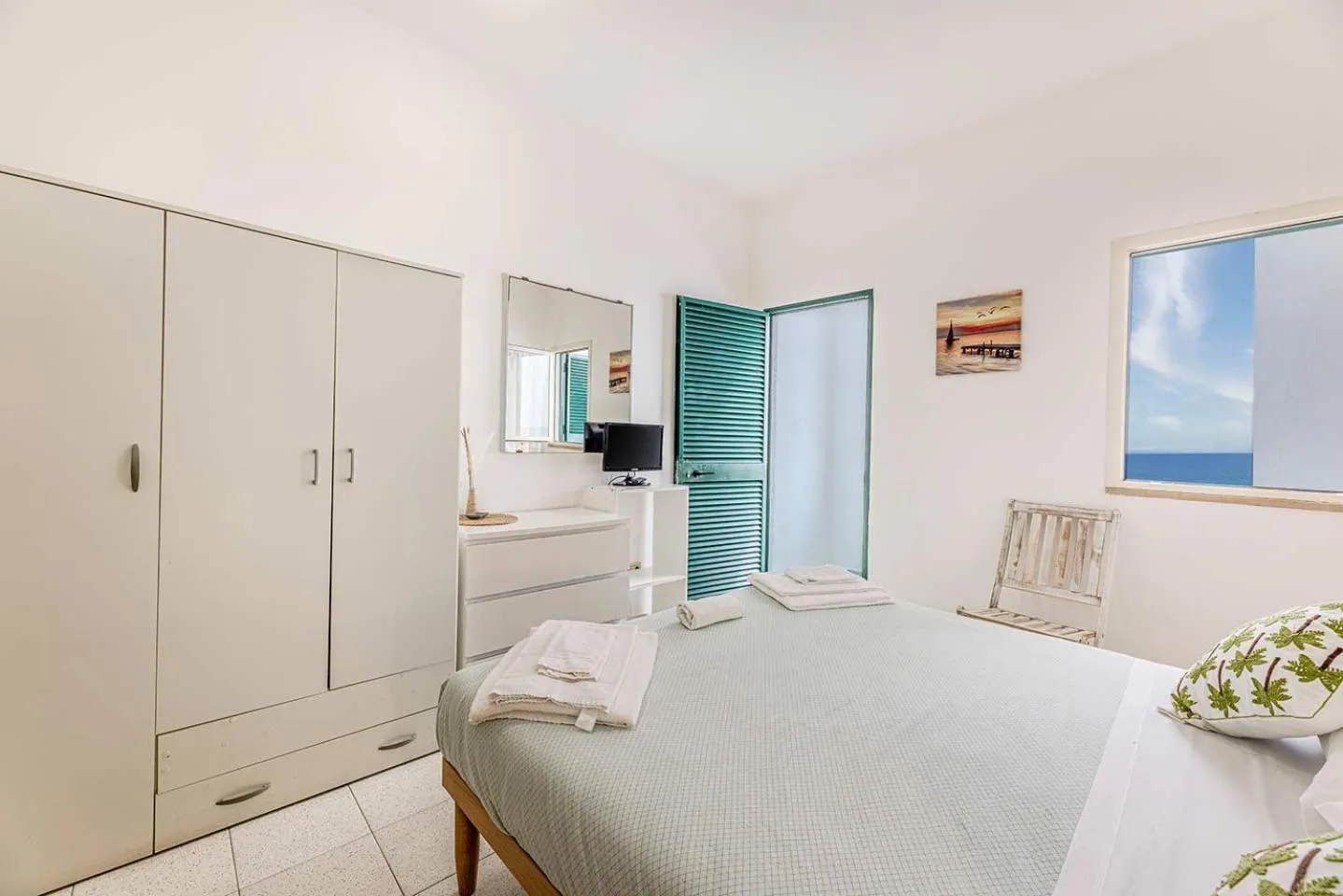 Bed in Hotel Le Ghiaie