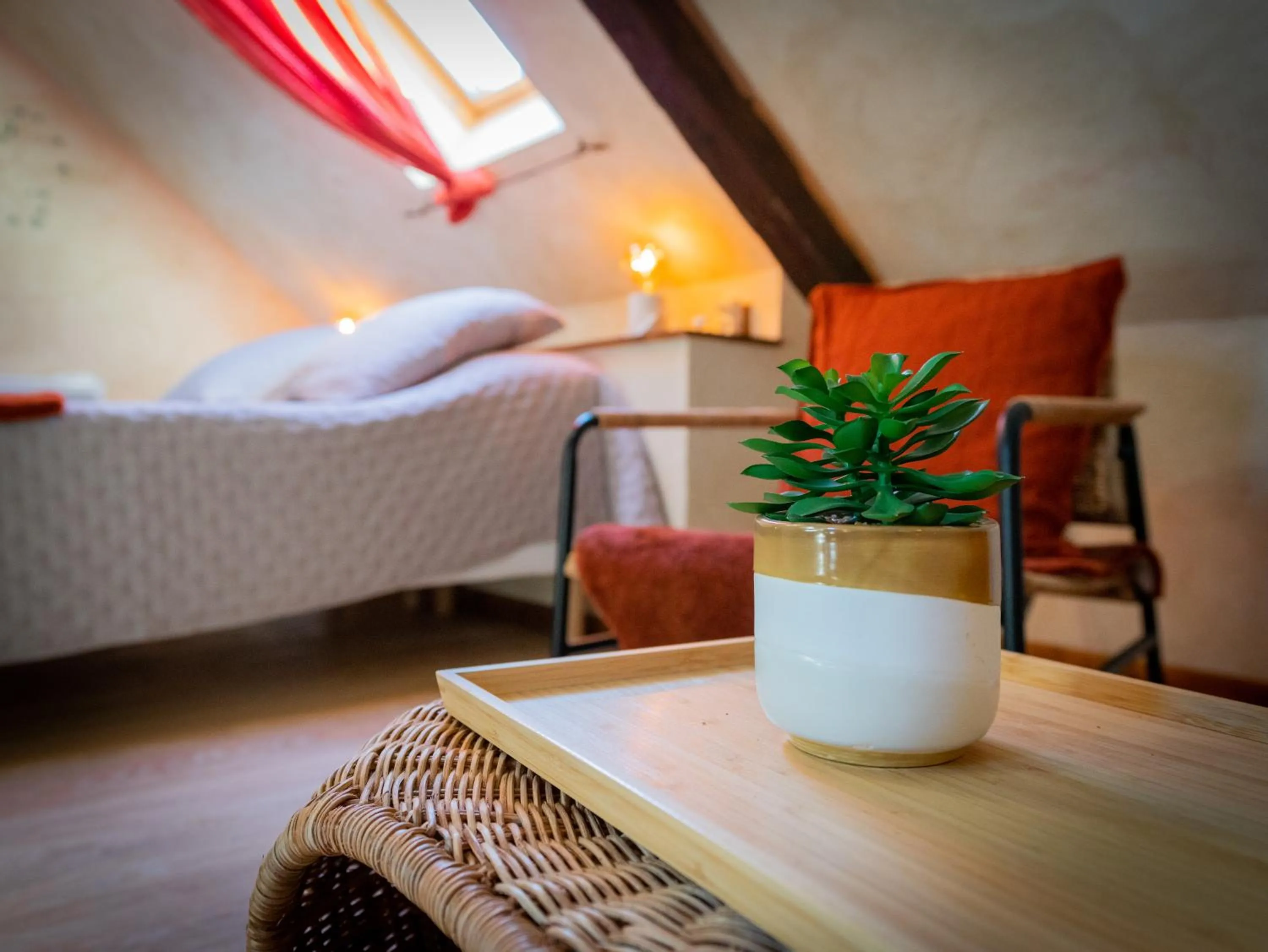 Bed in Chambres Du Marais