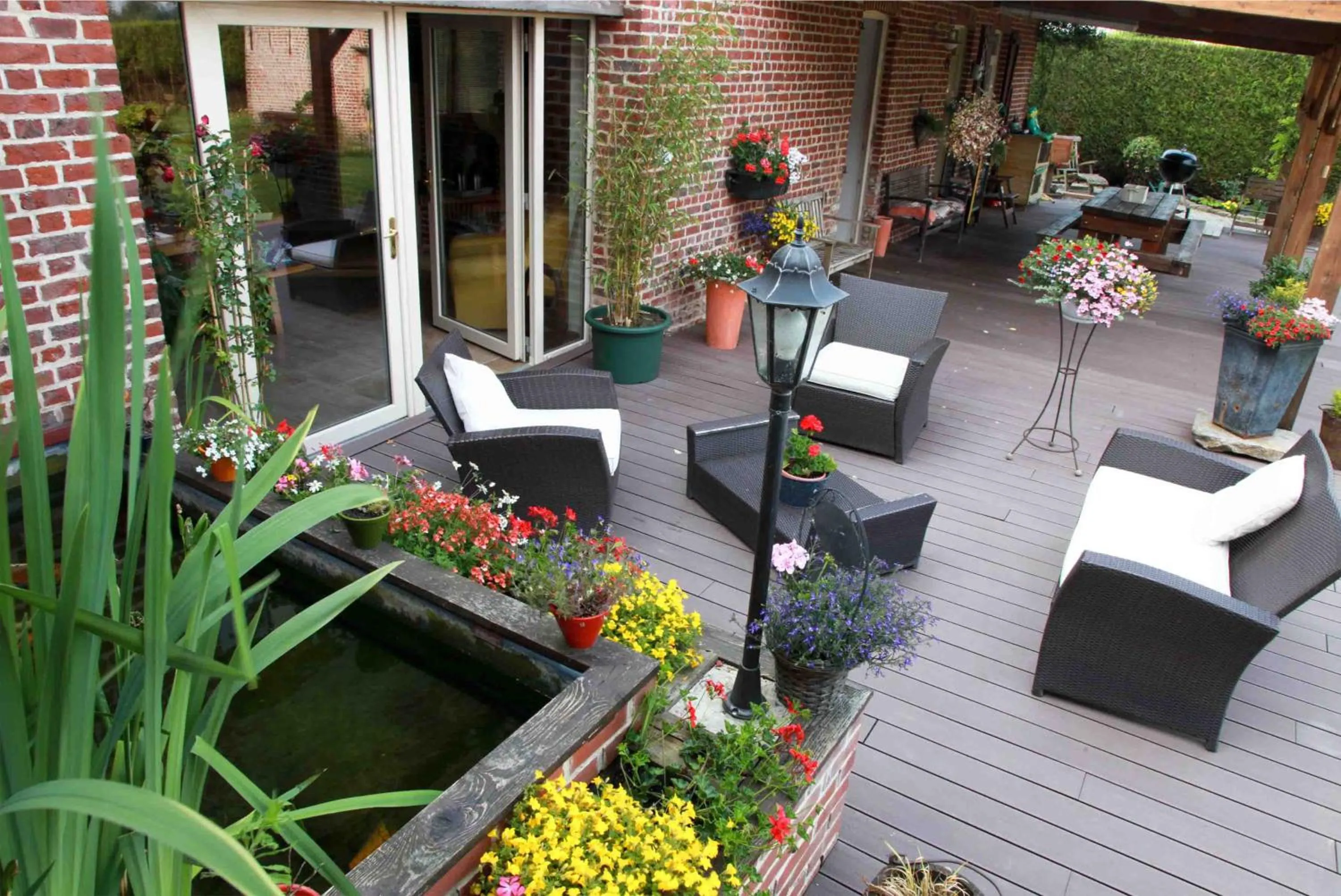 Patio in Chambres Du Marais