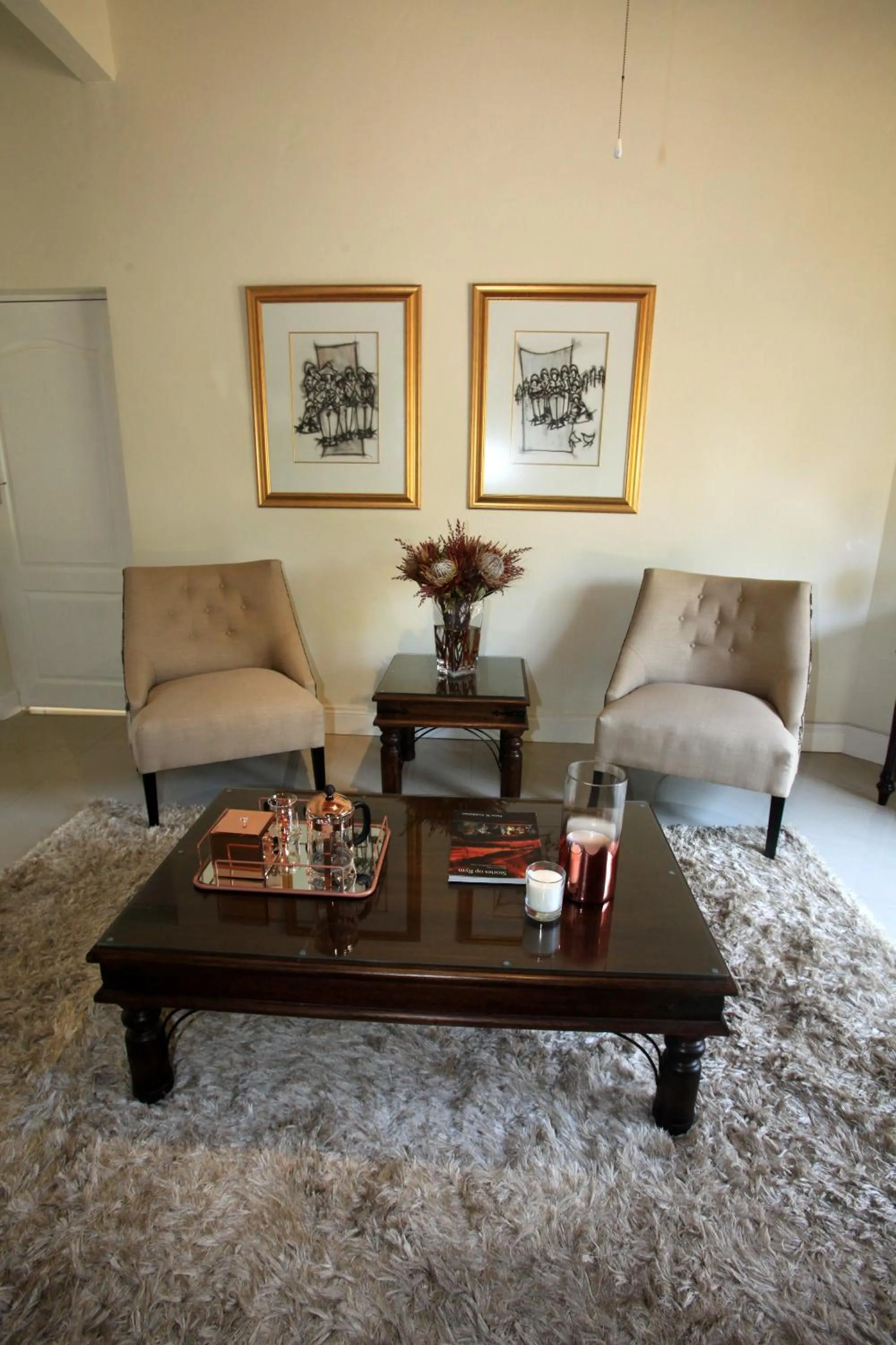 Living room in Andante Lodge