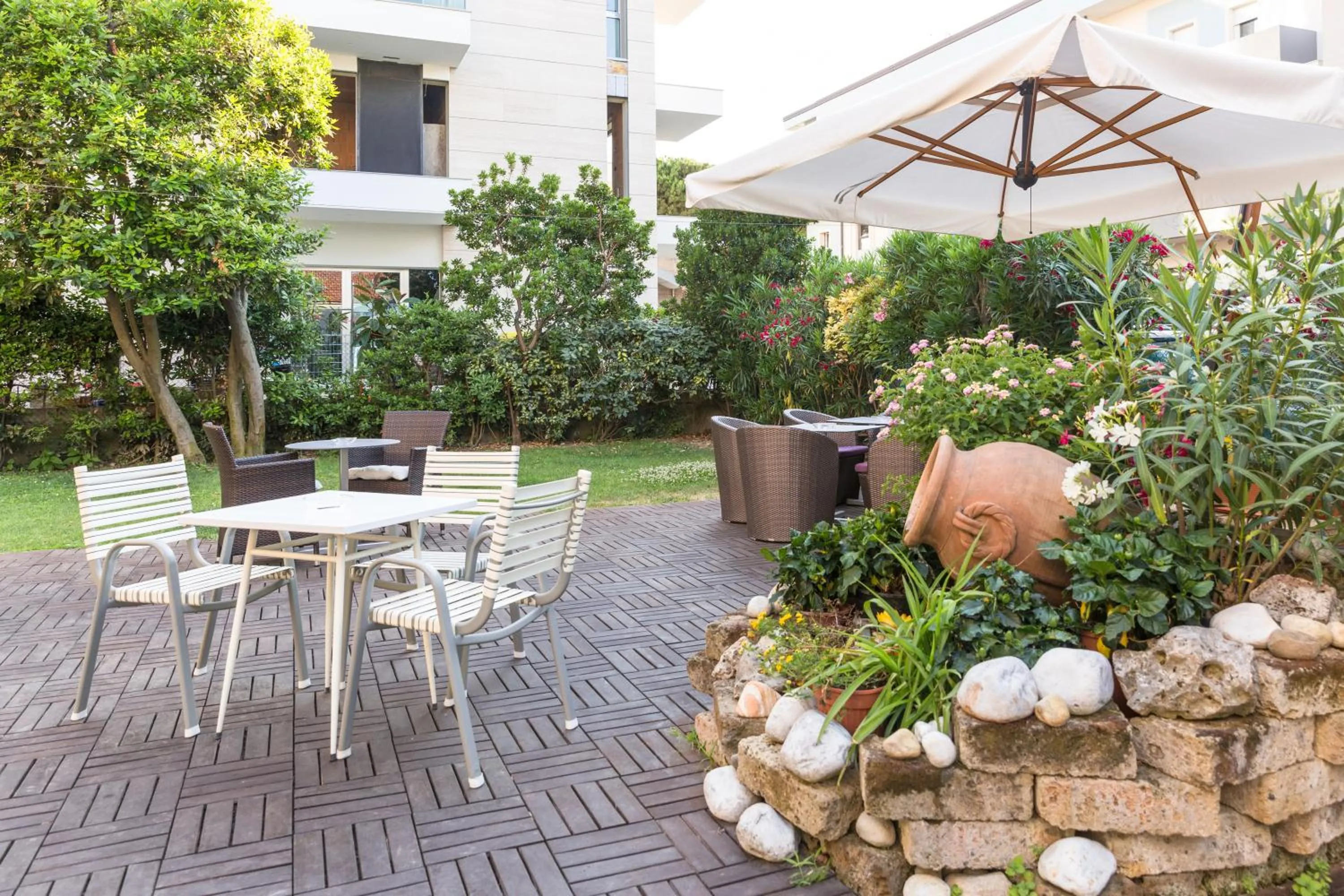 Garden in Hotel Parini