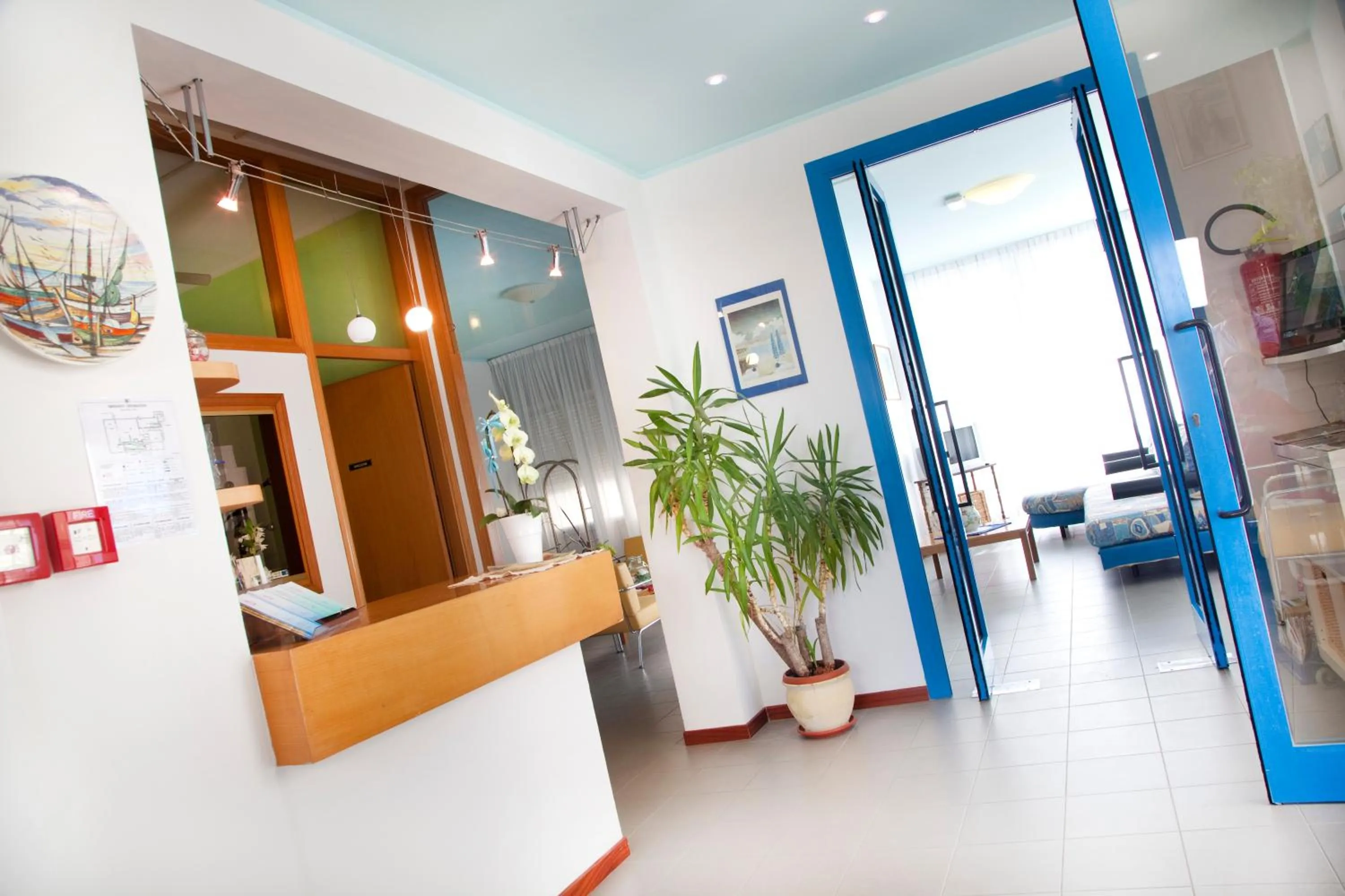 Lobby or reception in Hotel Bellaria