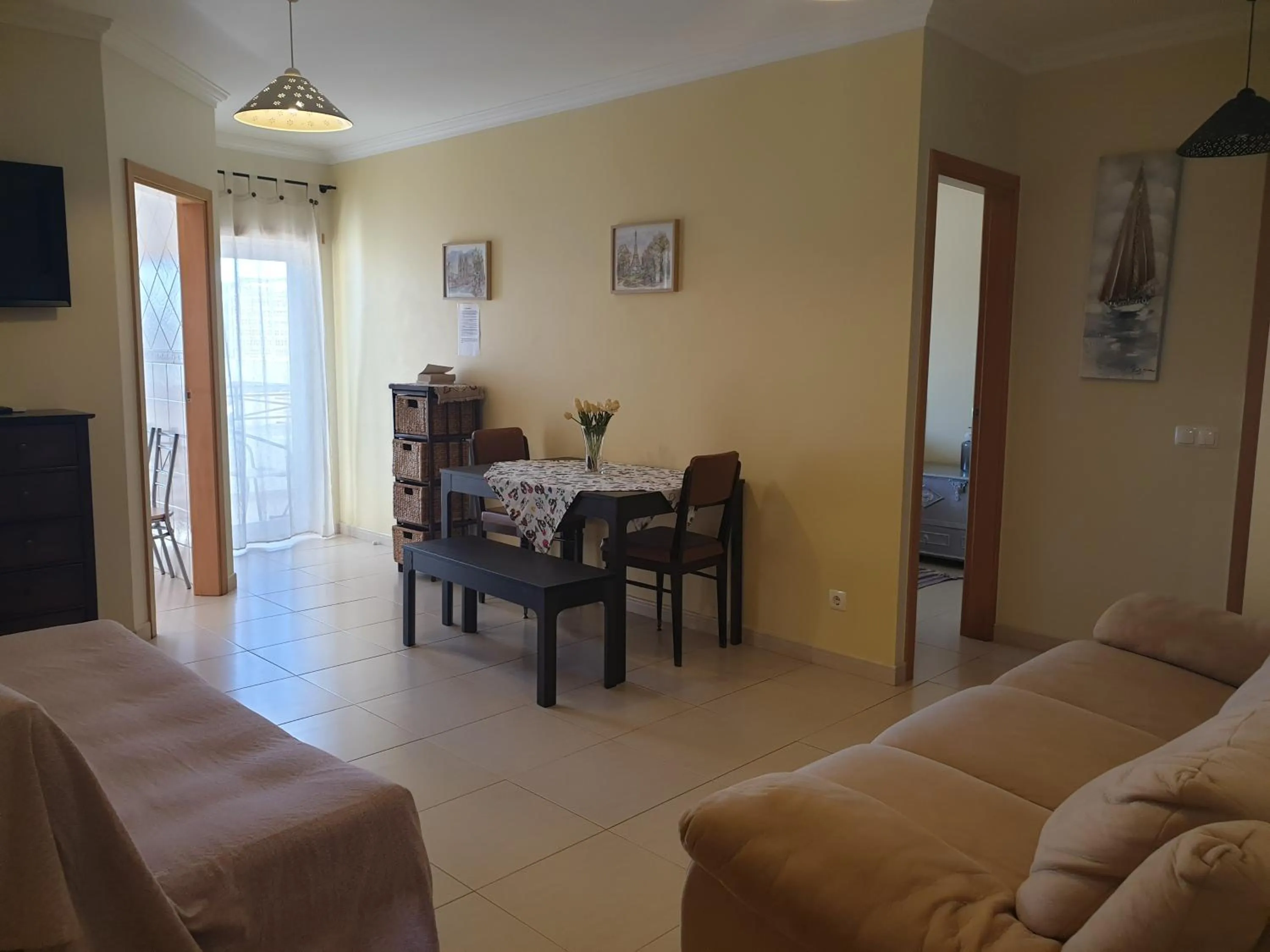 Living room in Albufeira Falesia Beach Apartment