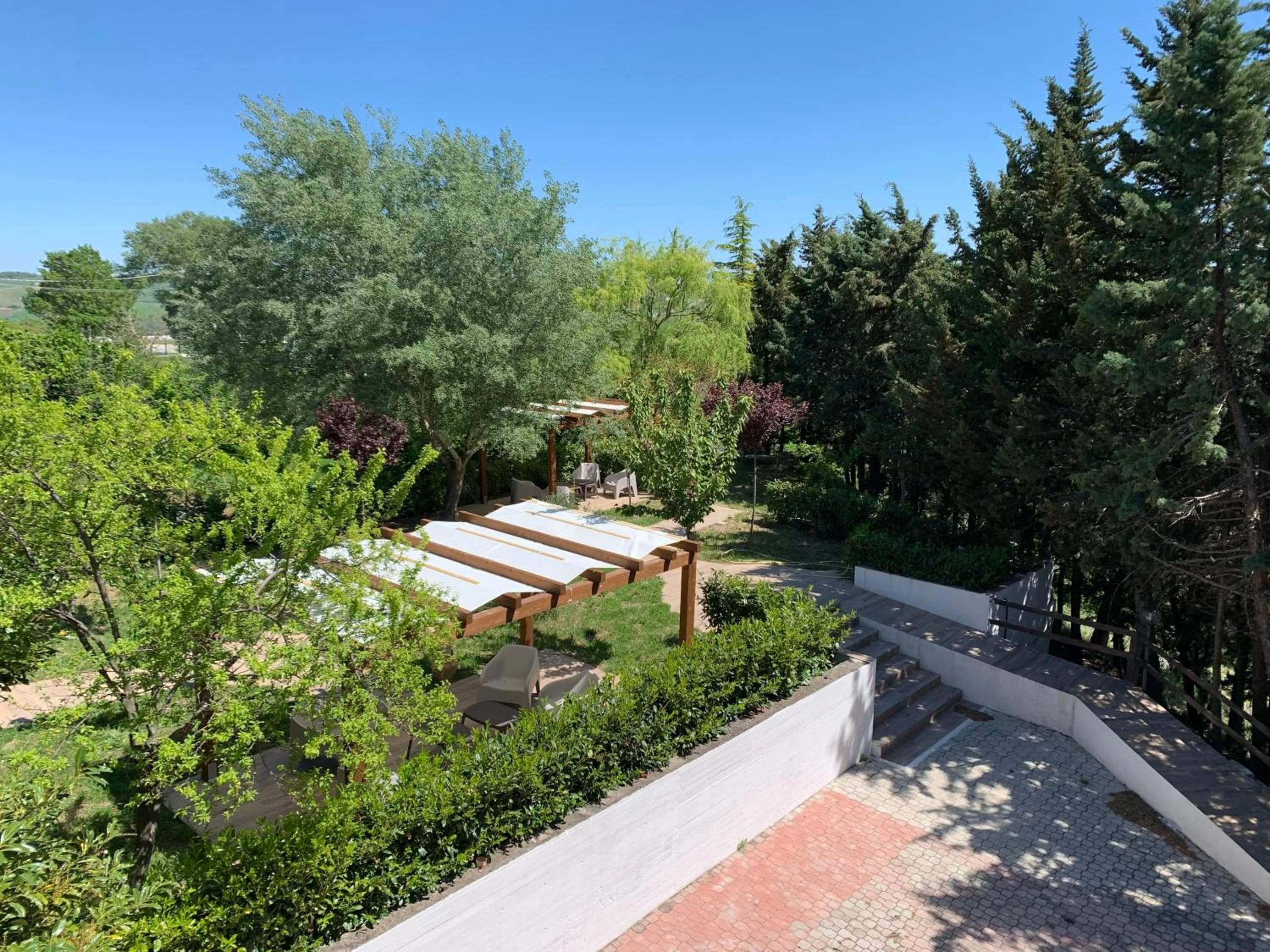 Garden in B&B Le Quercigliole