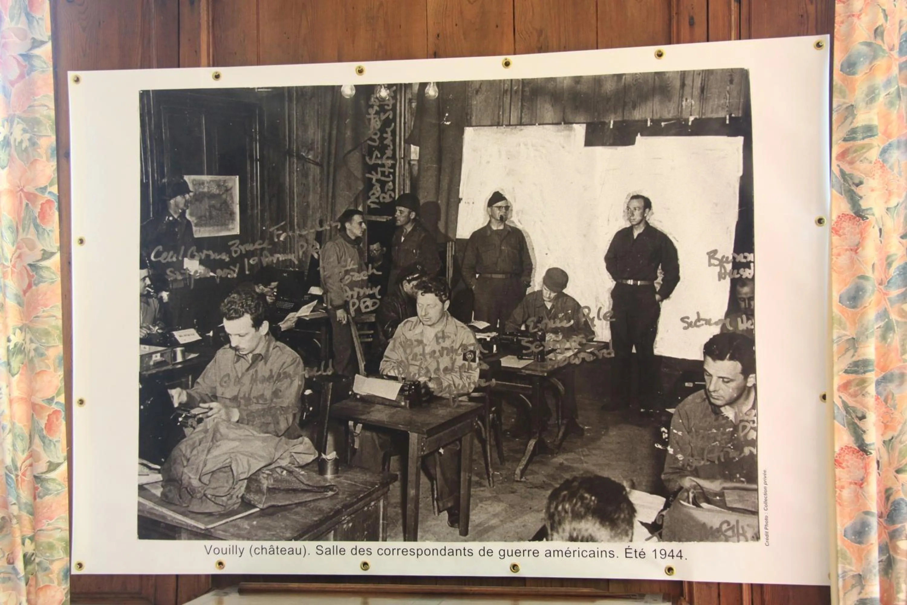 Decorative detail in Chateau de Vouilly