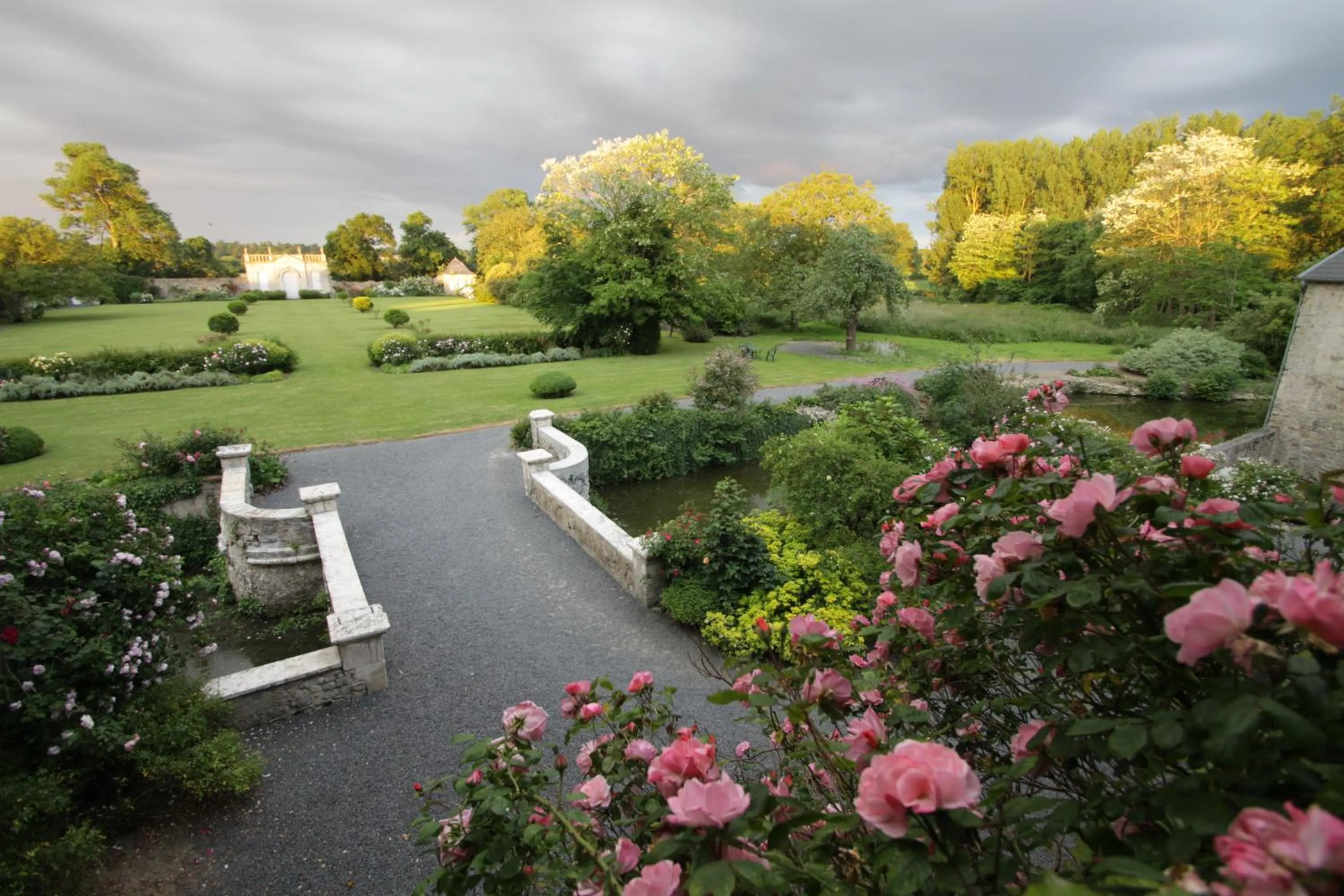 Garden in Chateau de Vouilly