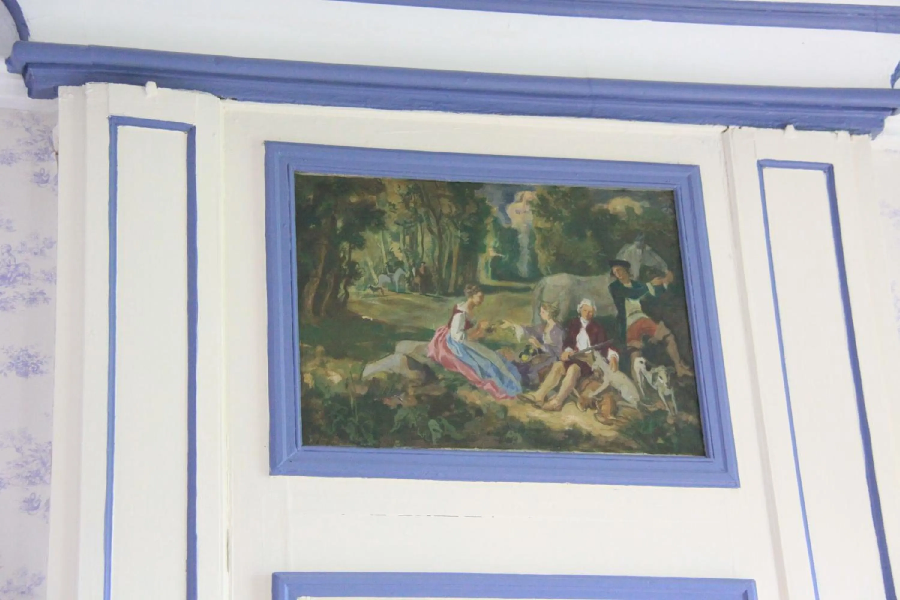 Decorative detail in Chateau de Vouilly