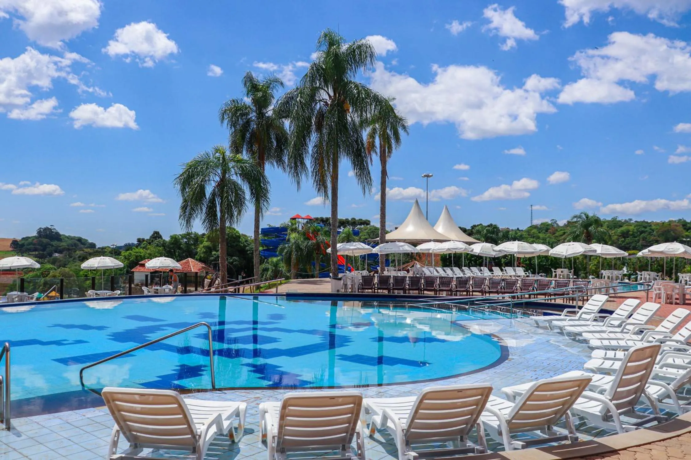 Swimming pool in Machadinho Thermas Resort SPA