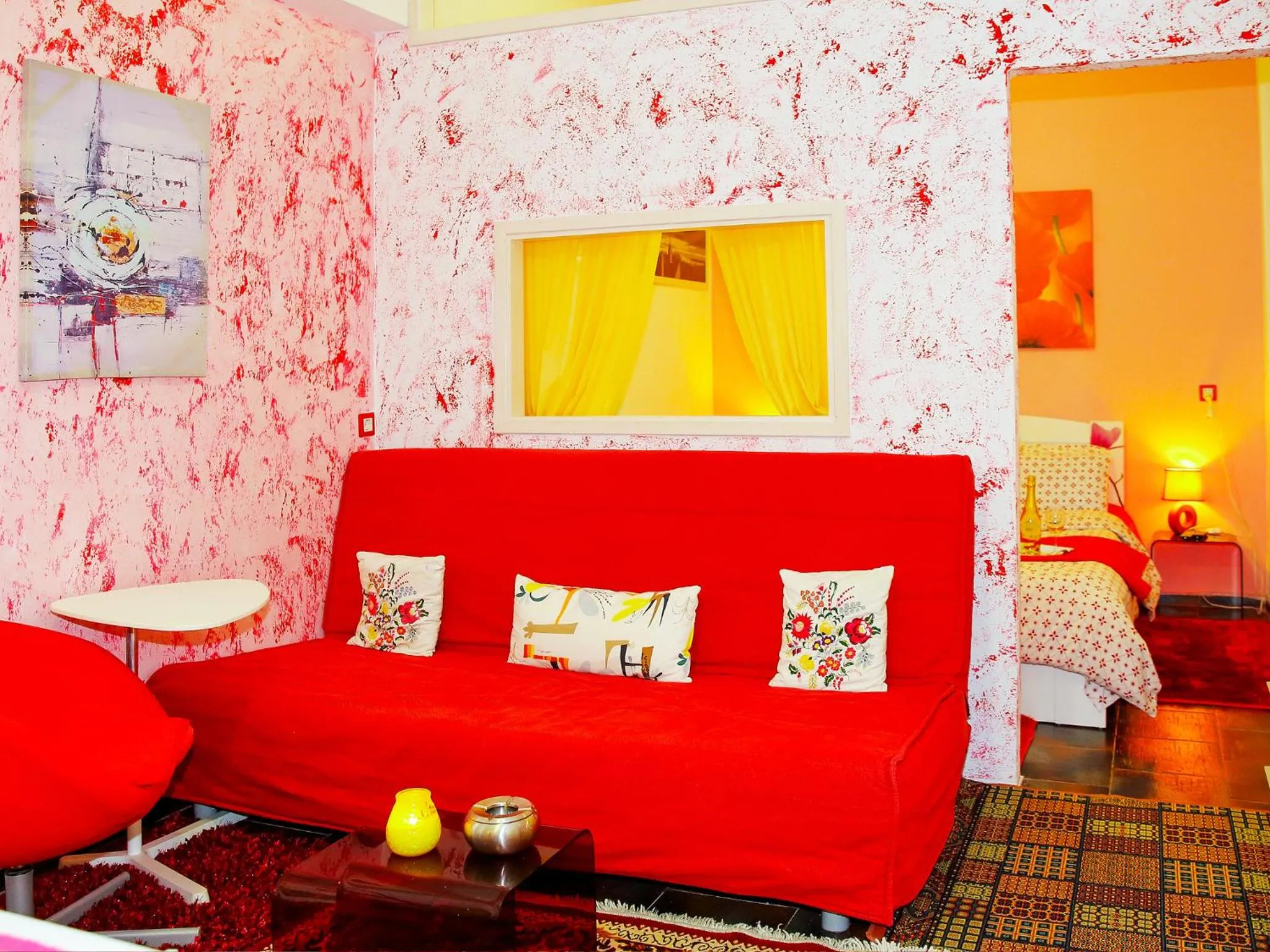 Living room, Bed in Maras Marinas Home