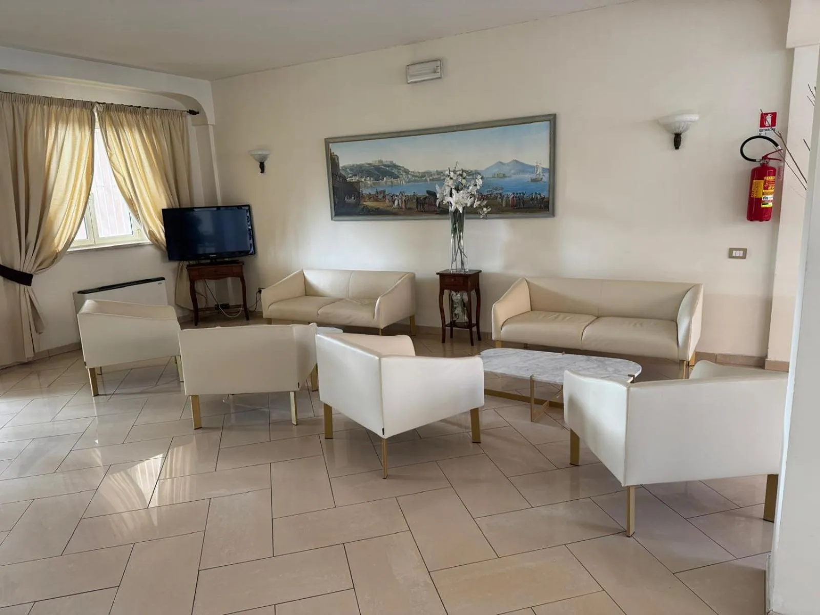 Lobby or reception in Park Hotel Villamaria