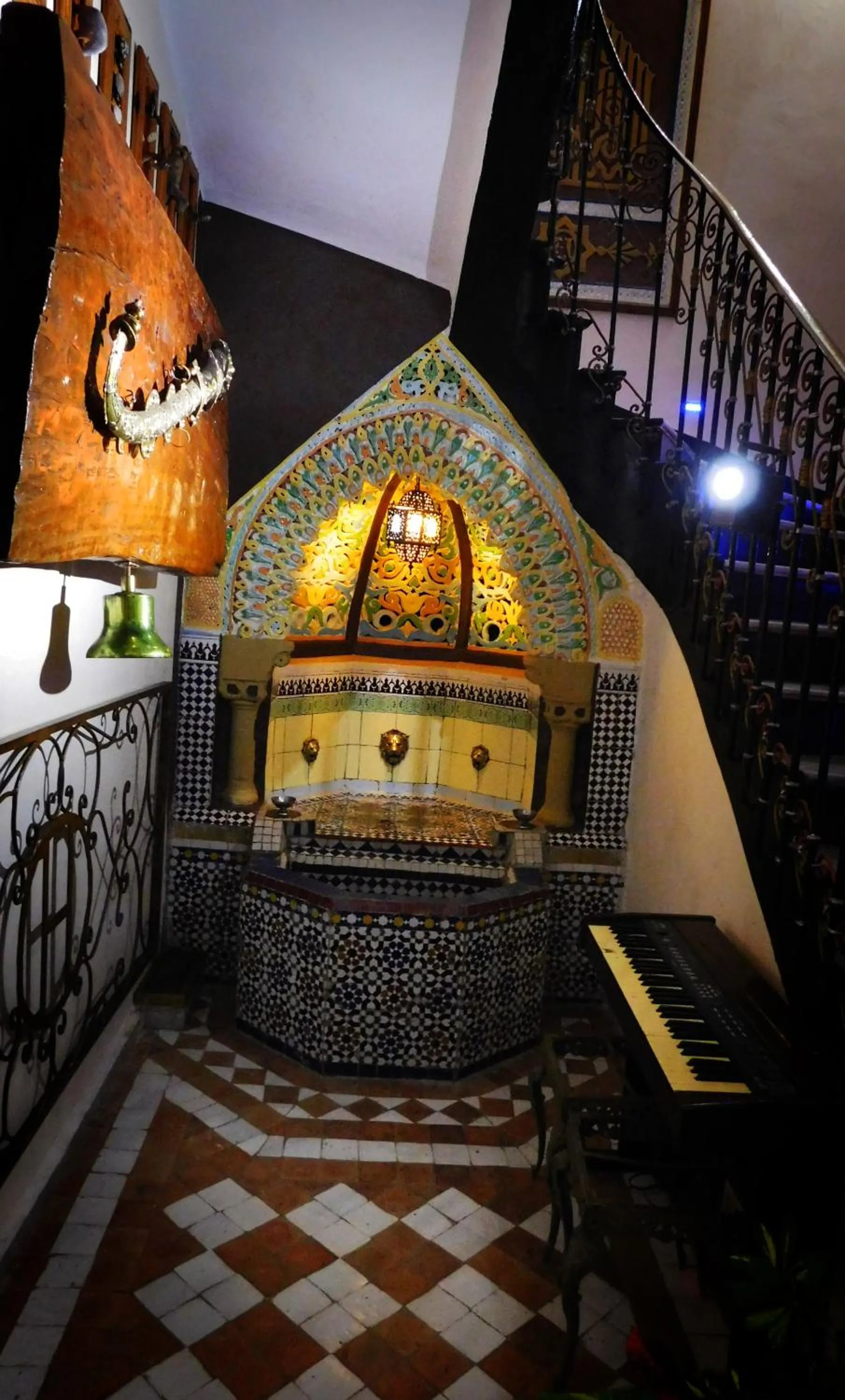 Decorative detail in Hotel des Oudaias