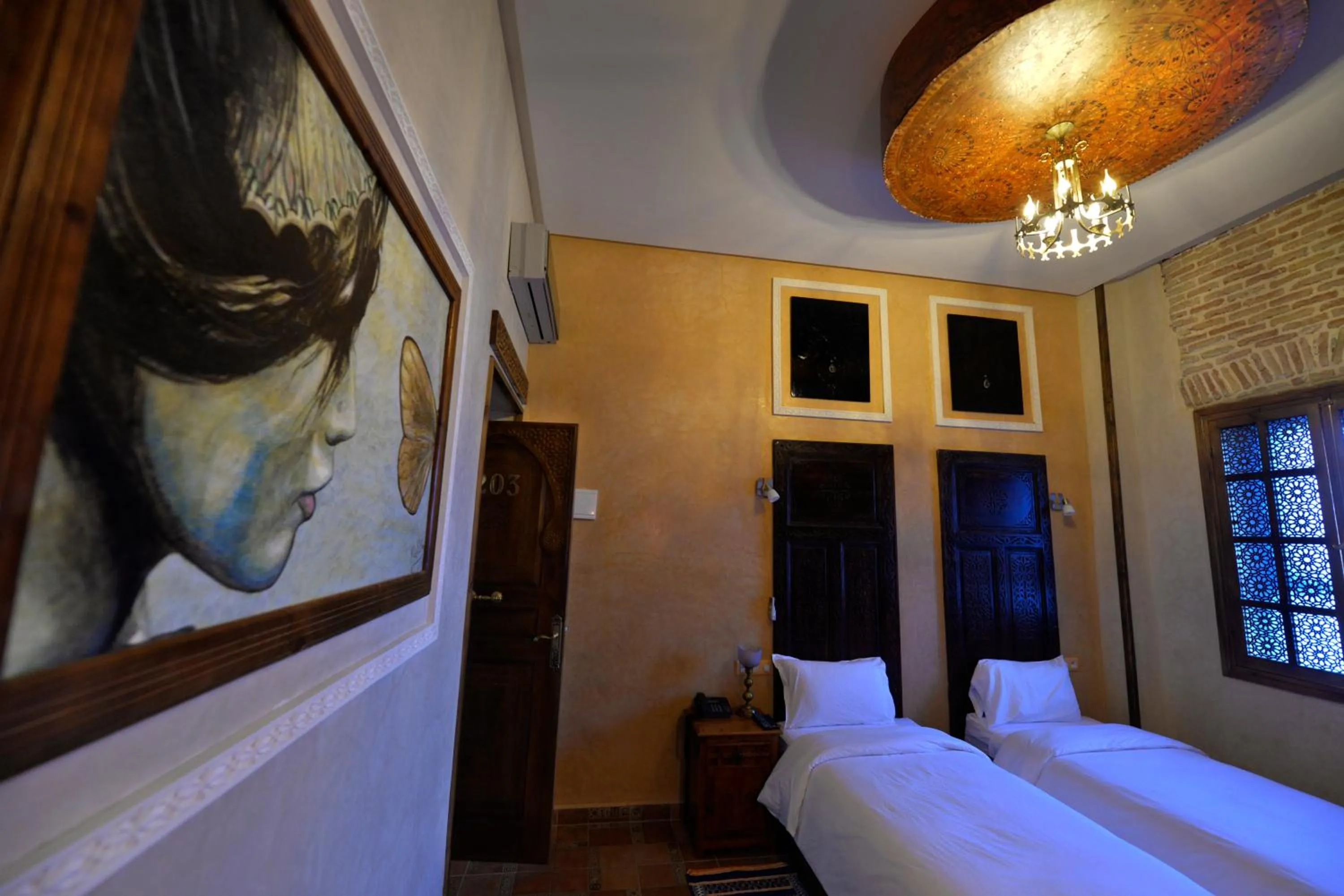 Photo of the whole room, Bed in Hotel des Oudaias