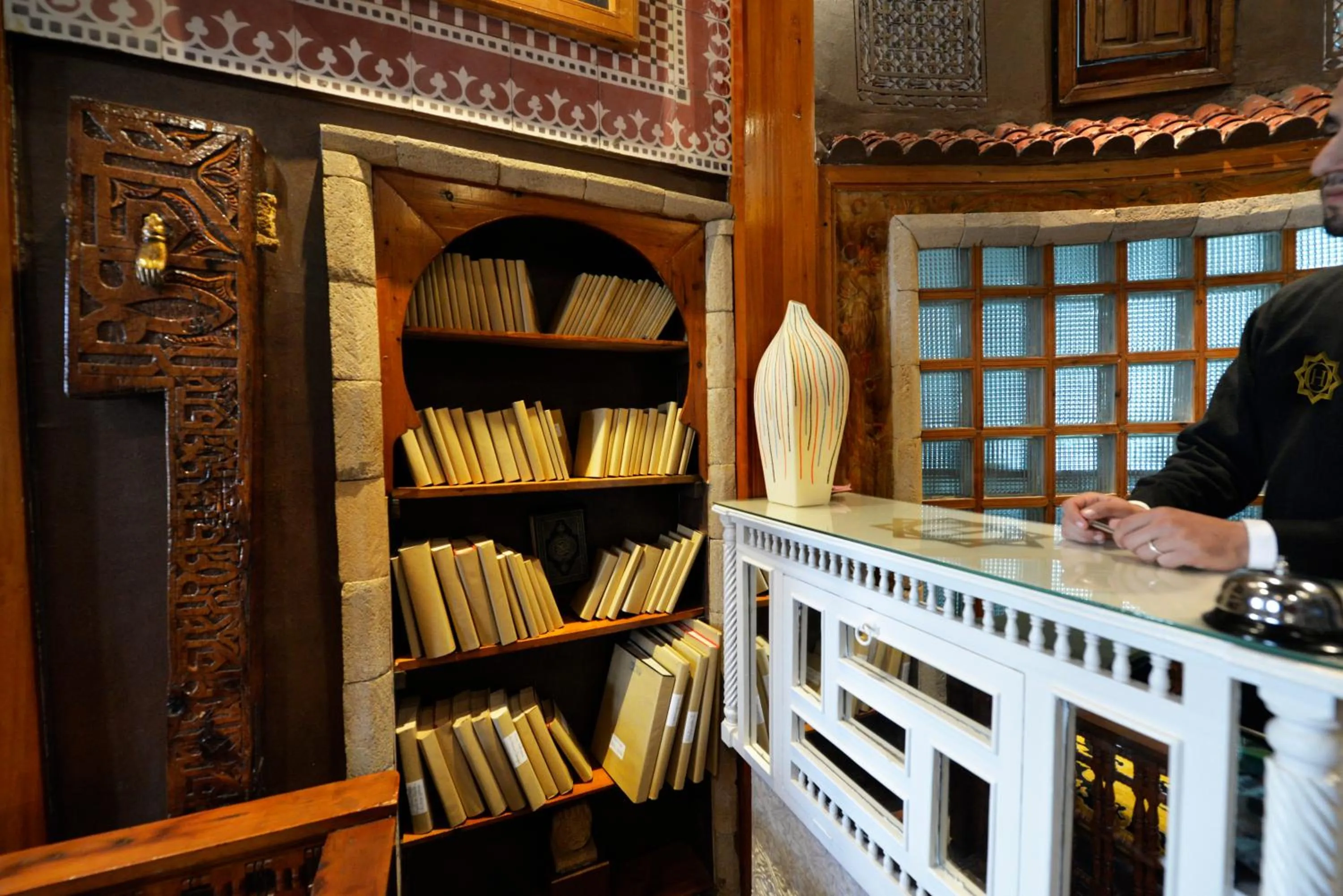 Lobby or reception in Hotel des Oudaias