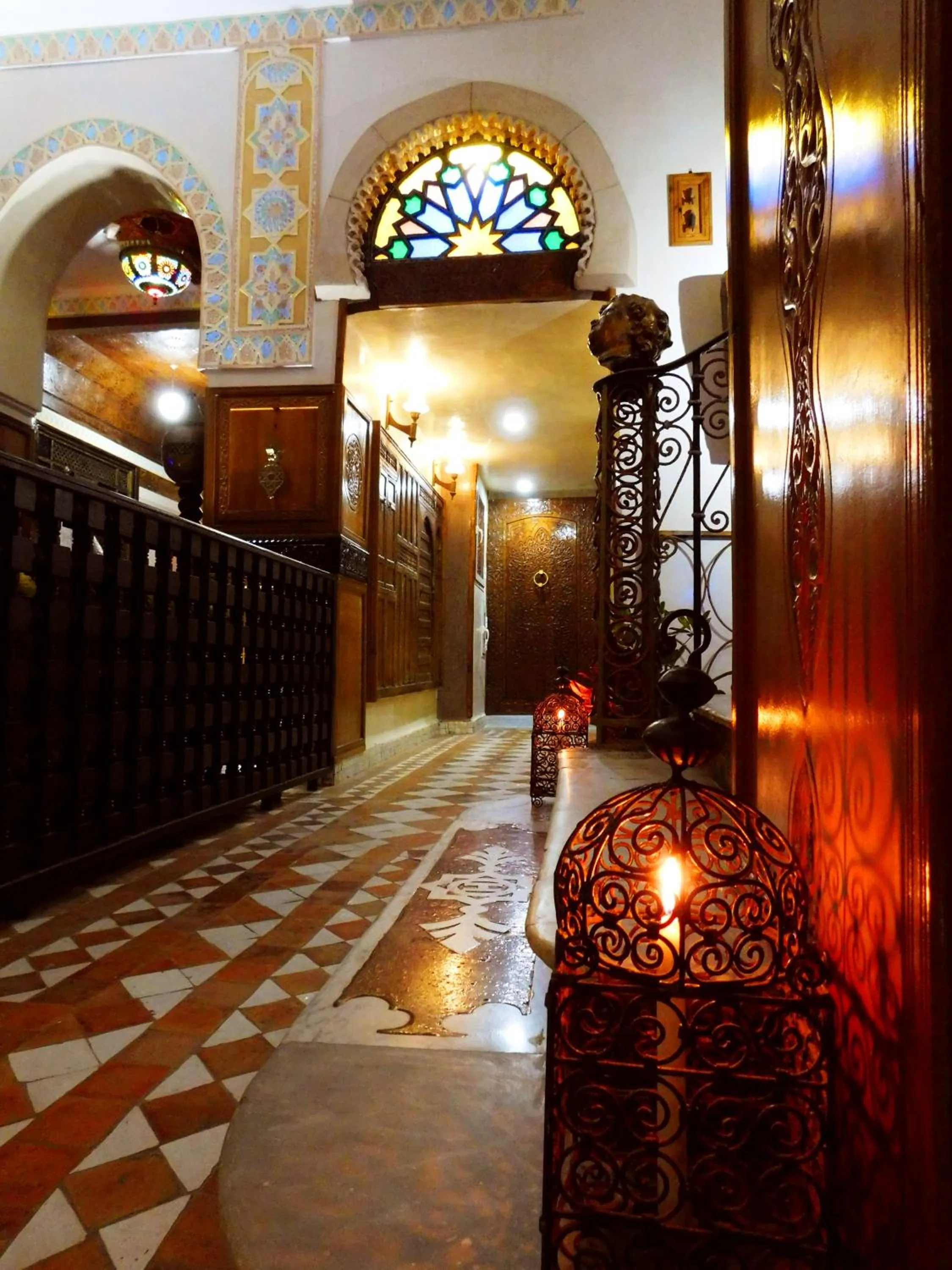 Decorative detail in Hotel des Oudaias