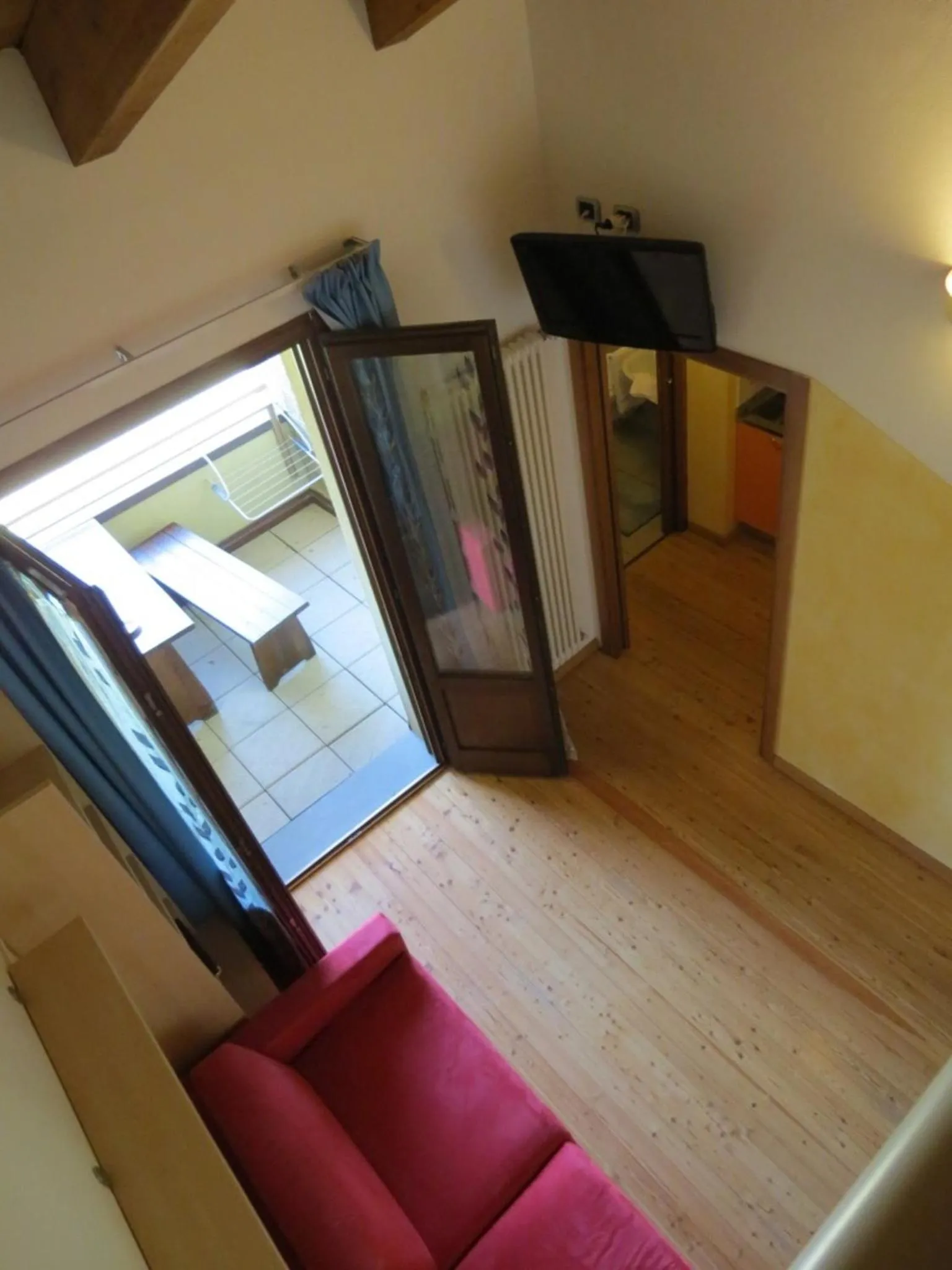 Balcony/Terrace in La Baita D'Oro Ristorante Residence