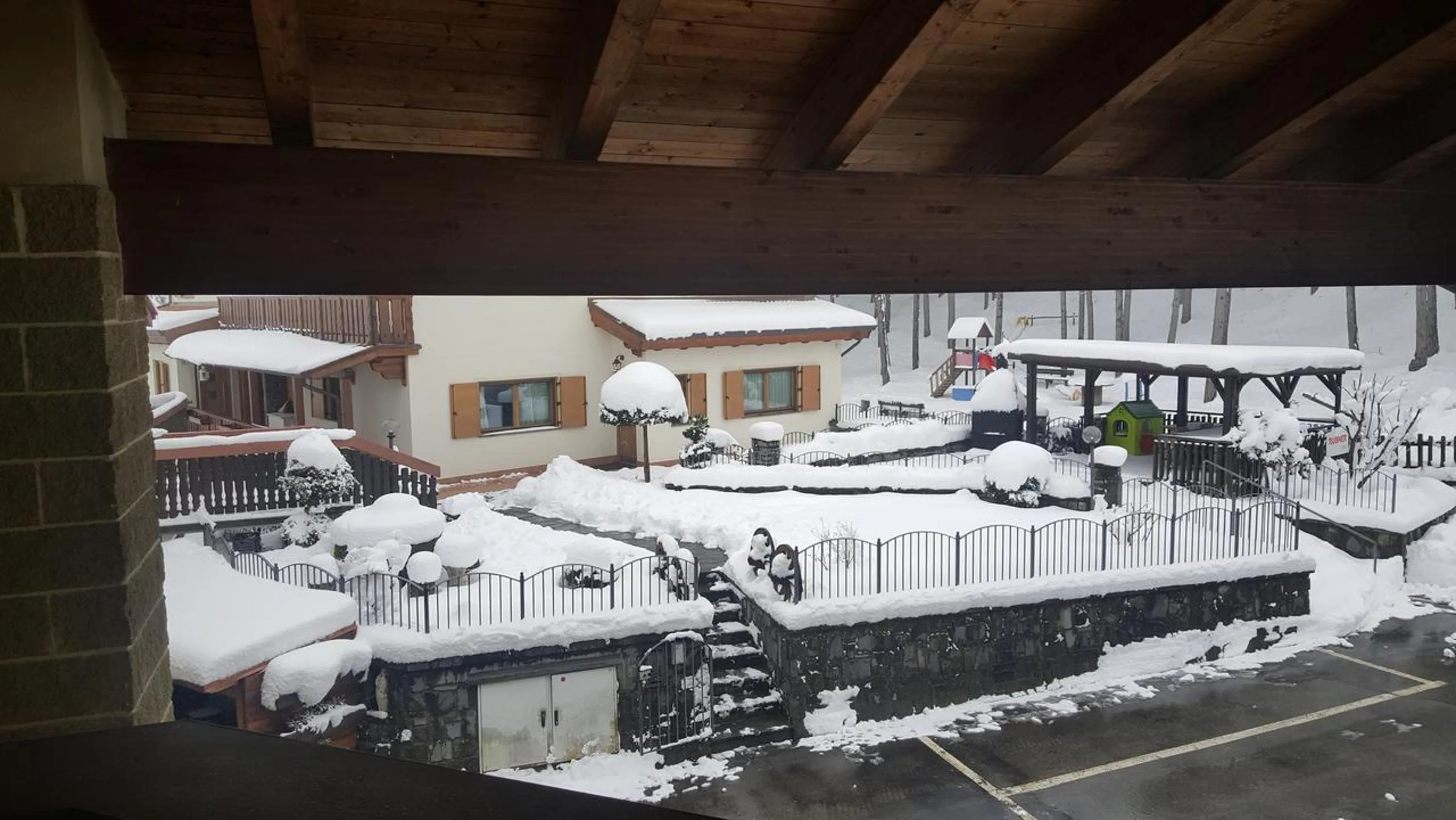 Winter in La Baita D'Oro Ristorante Residence
