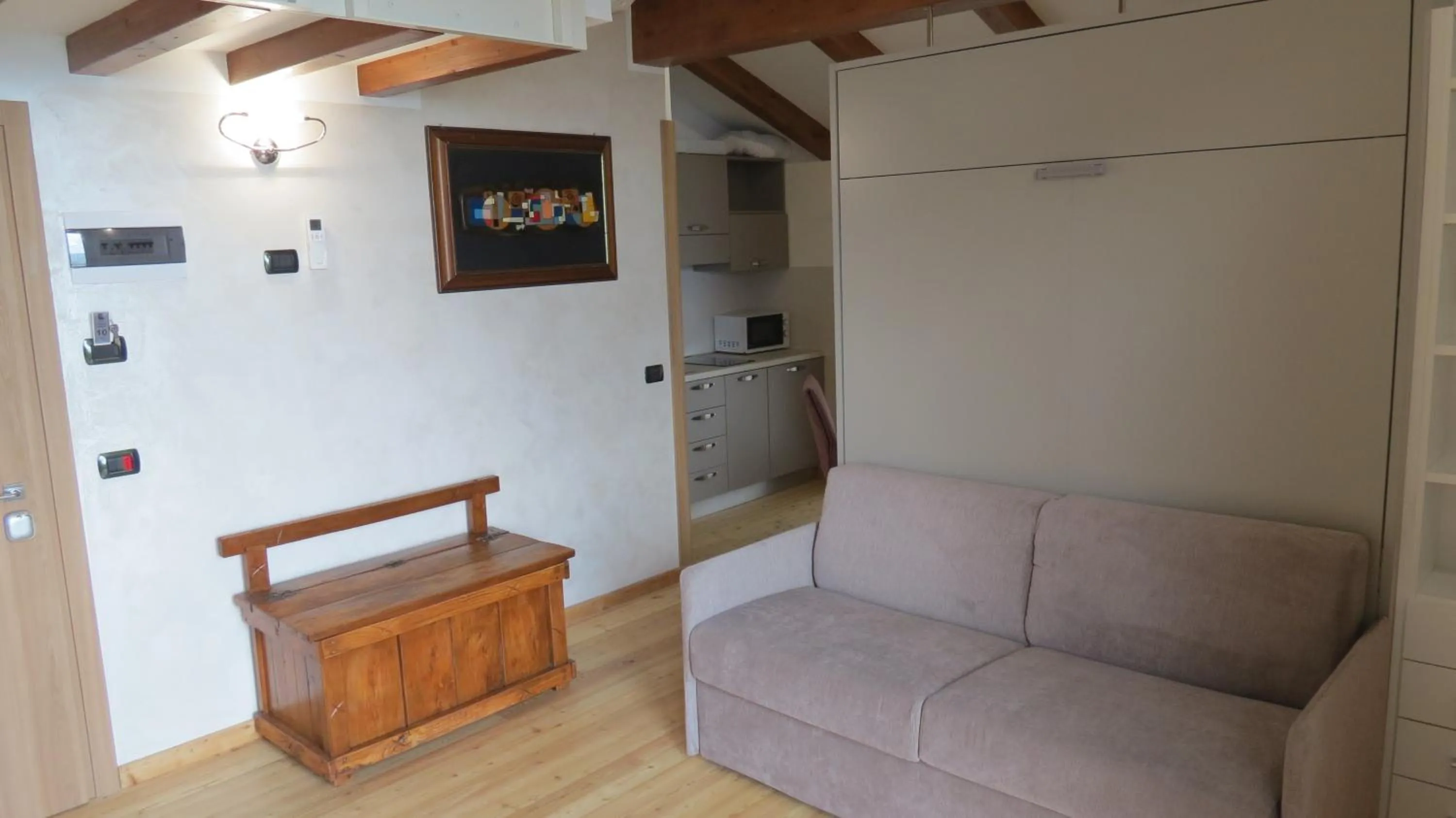 Living room in La Baita D'Oro Ristorante Residence