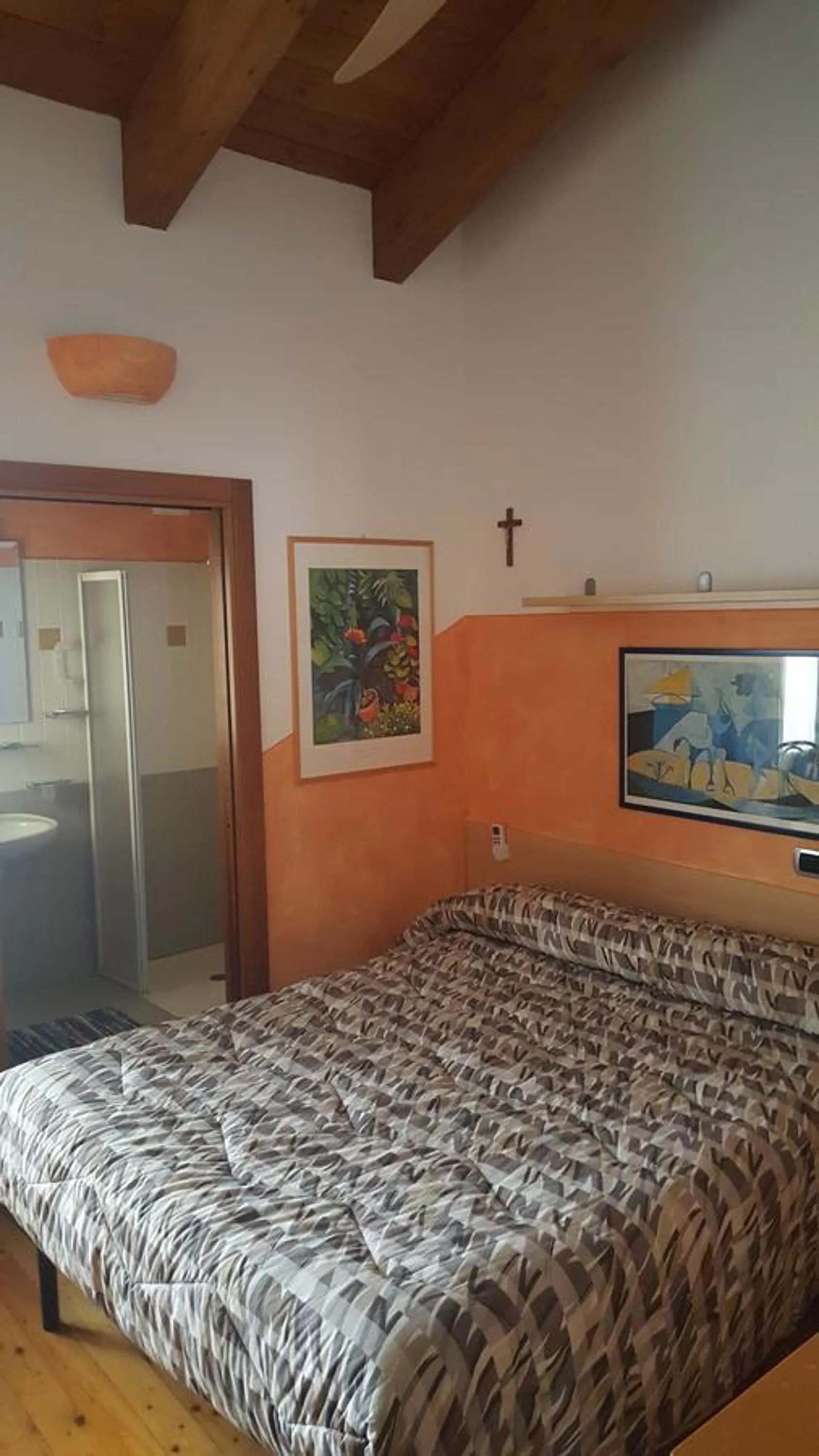 Bedroom, Bed in La Baita D'Oro Ristorante Residence